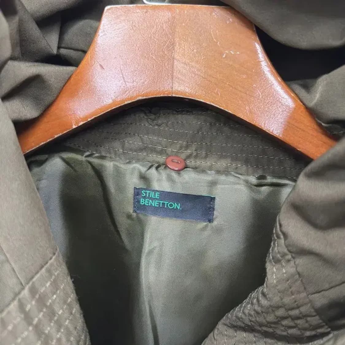 베네통 캐주얼 멀티포켓 롱 야상 자켓 44 A04553 상품이미지3