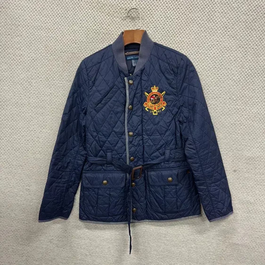 폴로 랄프로렌 올드스쿨 벨티드 퀄팅 패딩 자켓 M A04604 상품이미지1