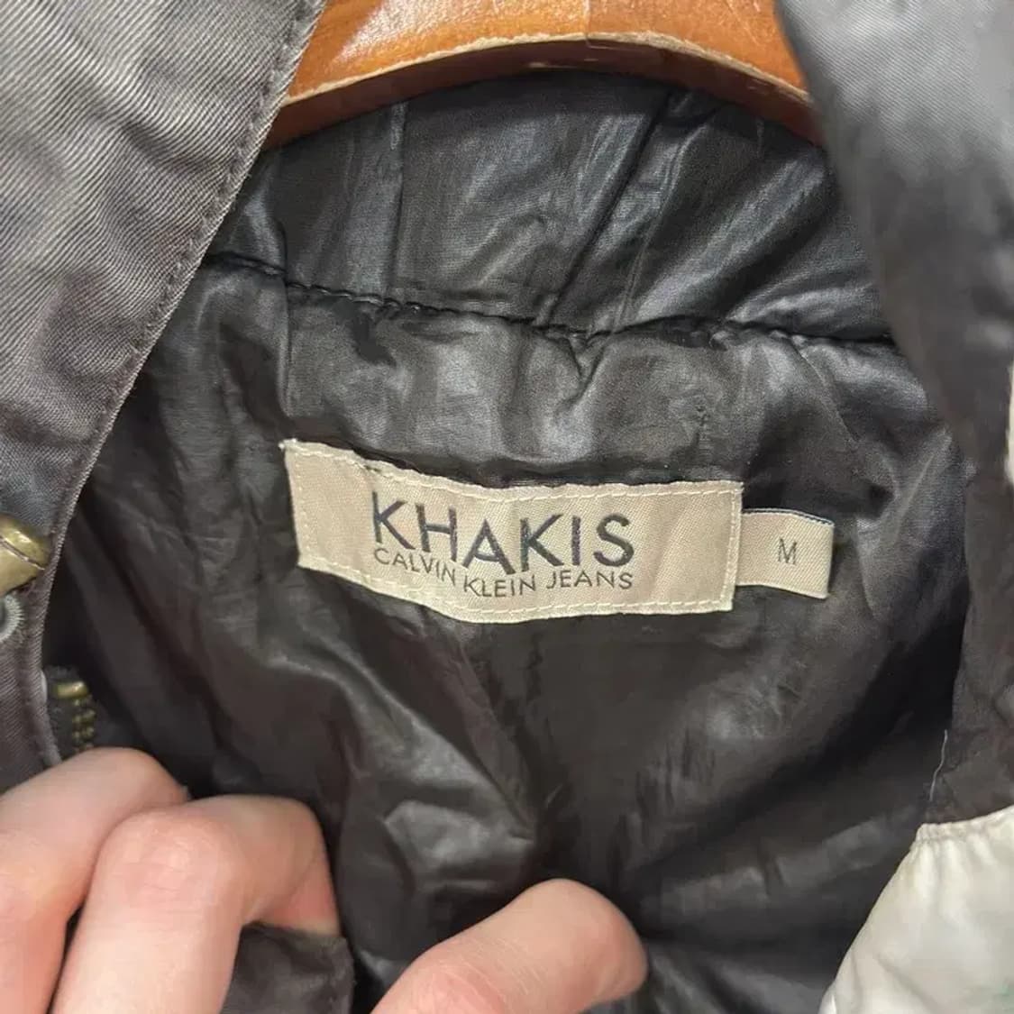 캘빈클라인 빈티지 올드스쿨 피그먼트 야상 점퍼 코트 M A04612 상품이미지3