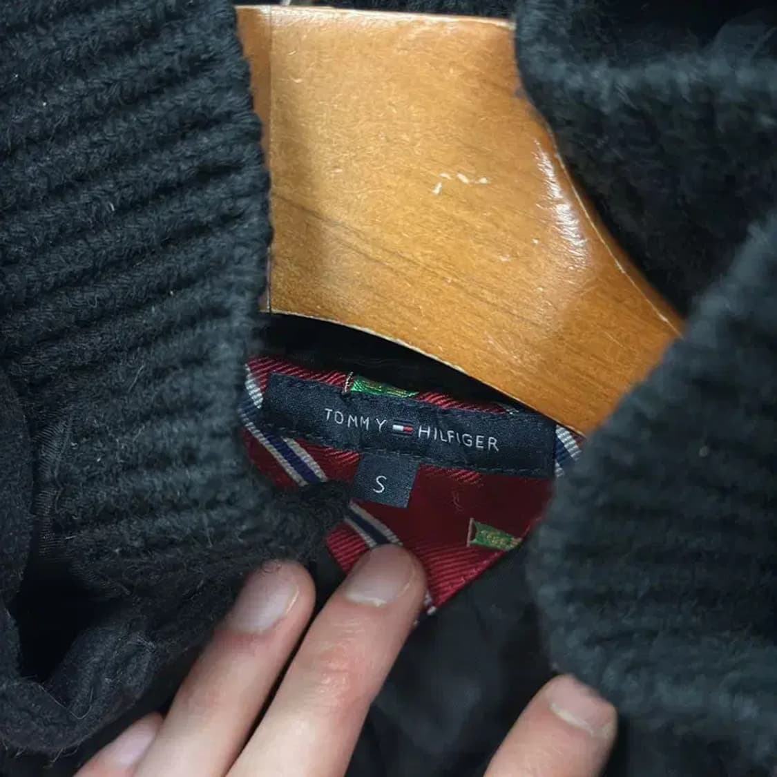 타미힐피거 캐주얼 울 떡볶이 자켓 S A04605 상품이미지3