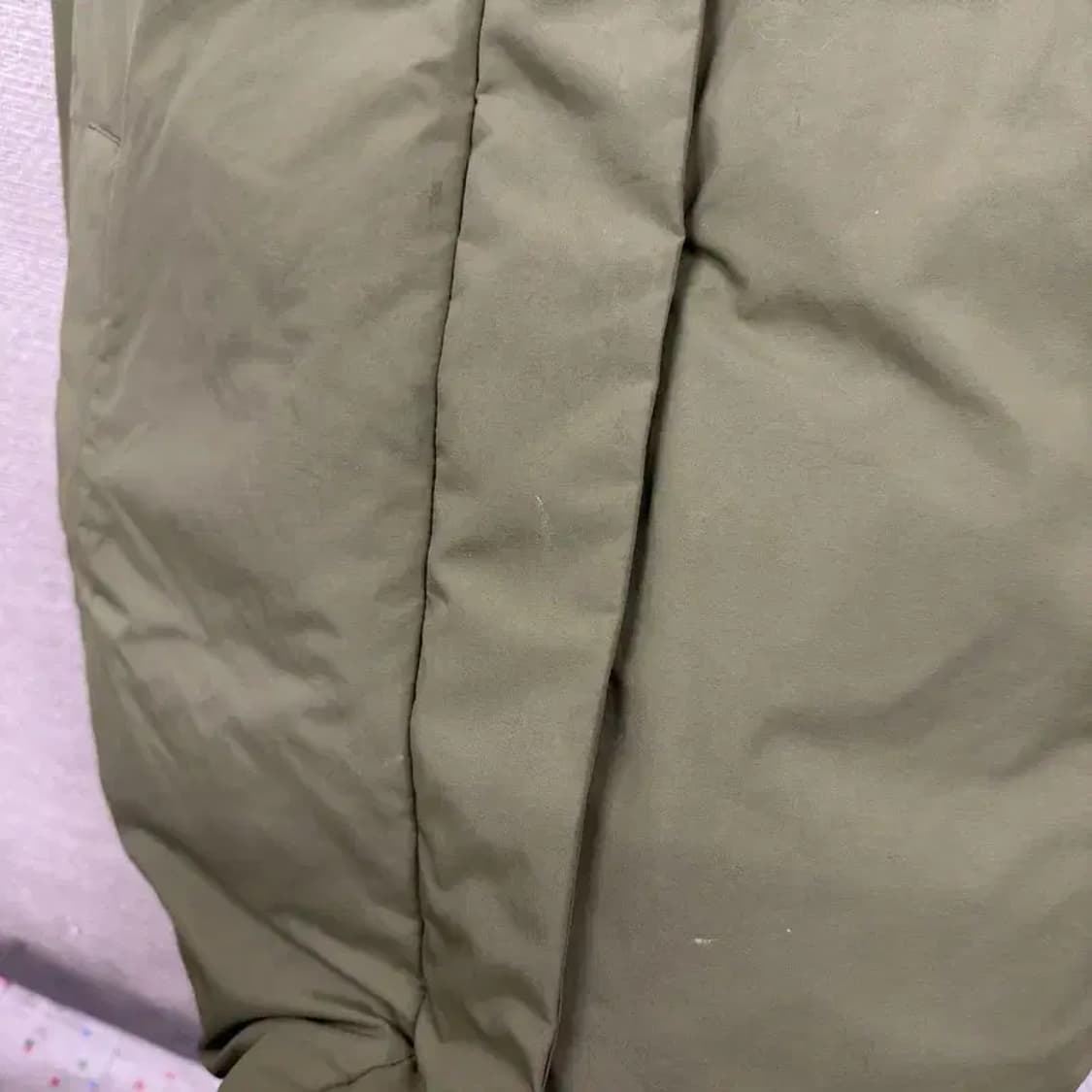 유니클로 캐주얼 깃털 다운 하프 패딩 점퍼 L A04613 상품이미지7