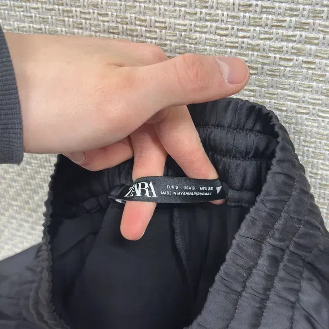 자라 ZARA 와이드핏 트랙팬츠 츄리닝바지 S A04640 상품이미지3