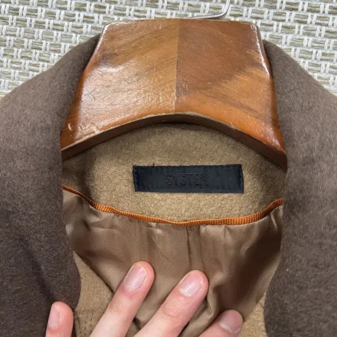 시스템 한섬 캐주얼 클래식 울 블레이저 자켓 88 A04616 상품이미지3