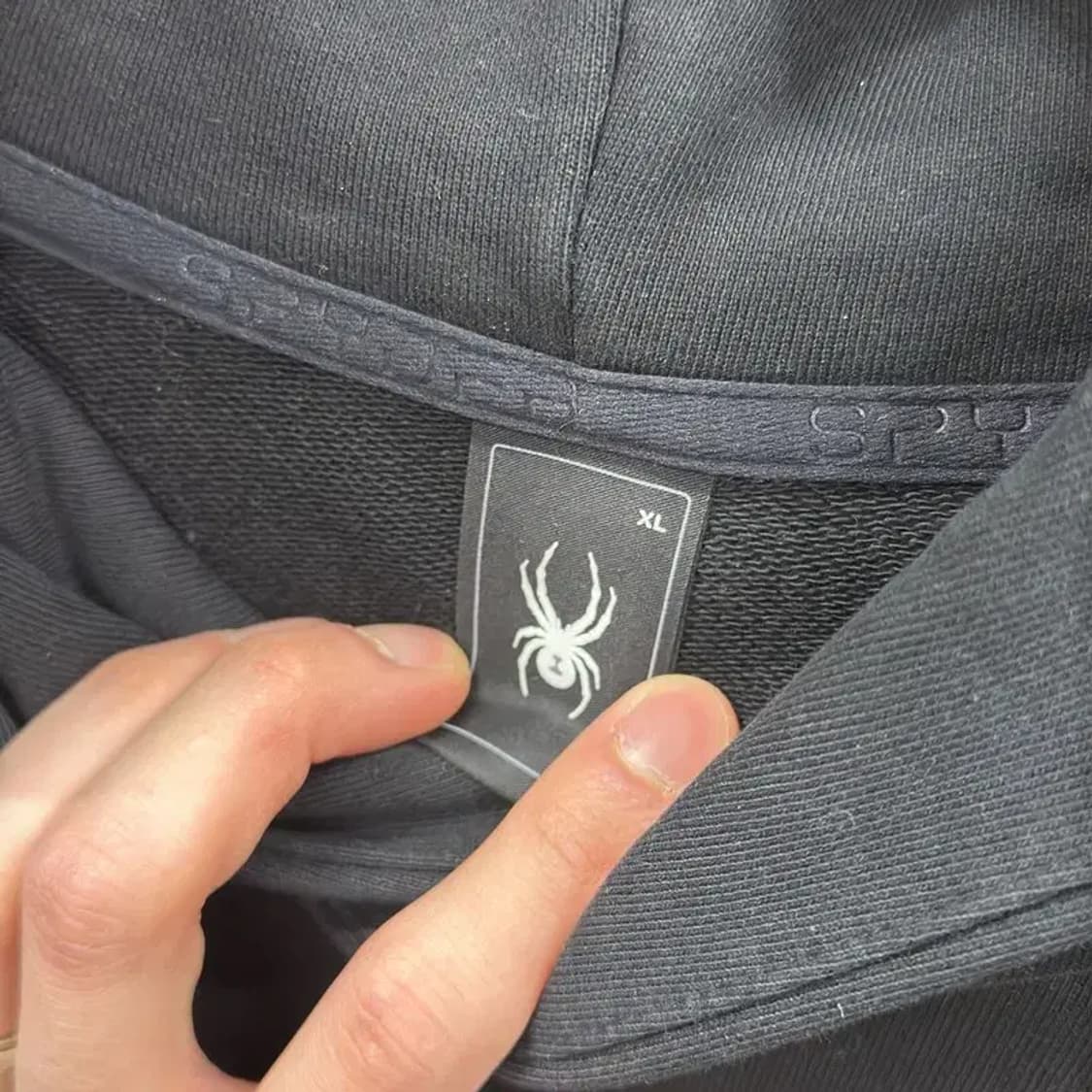 스파이더 캐주얼 센터로고 후드티 XL A04615 상품이미지3