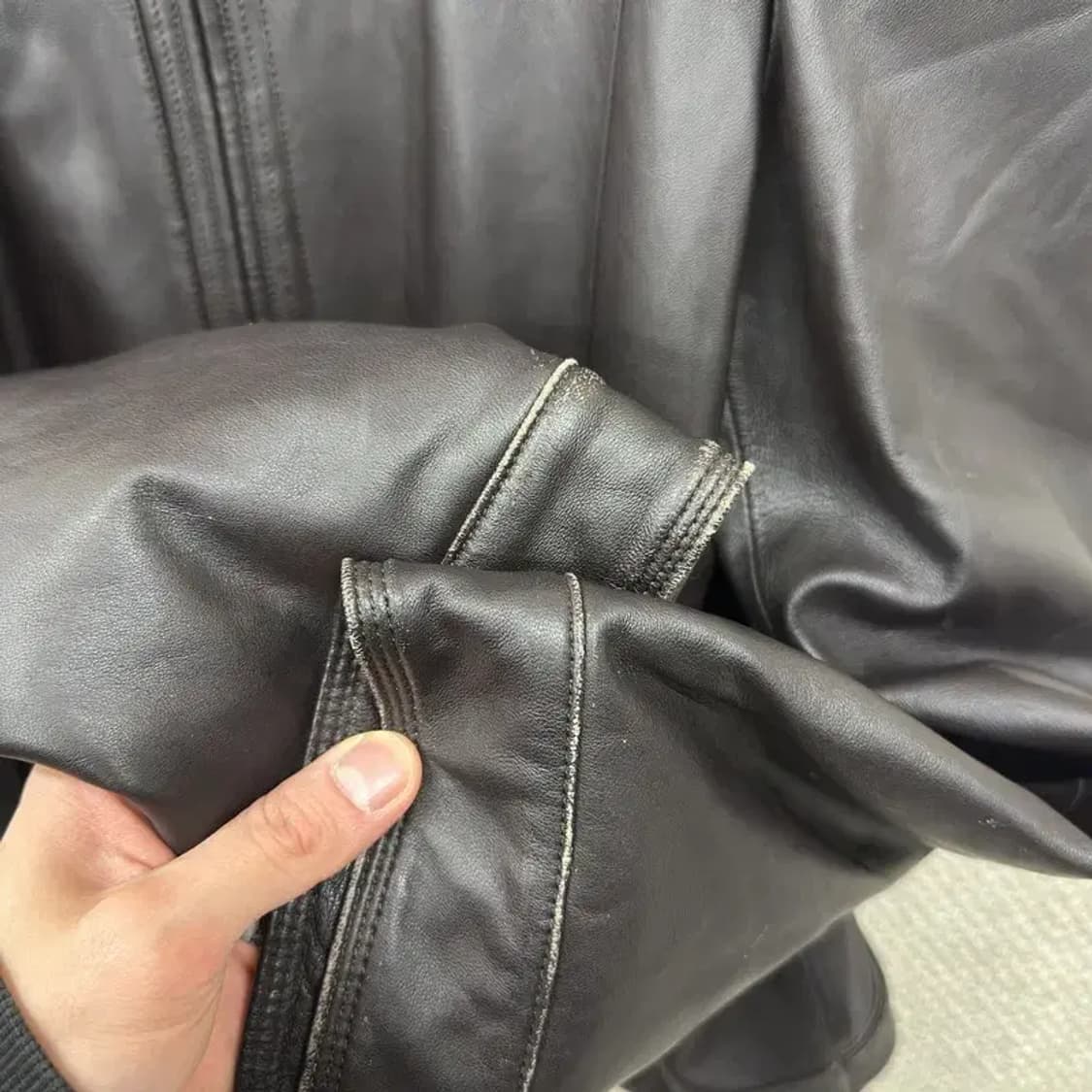 Lanzi 빈티지 클래식 양가죽 자켓 105 A04624 상품이미지5