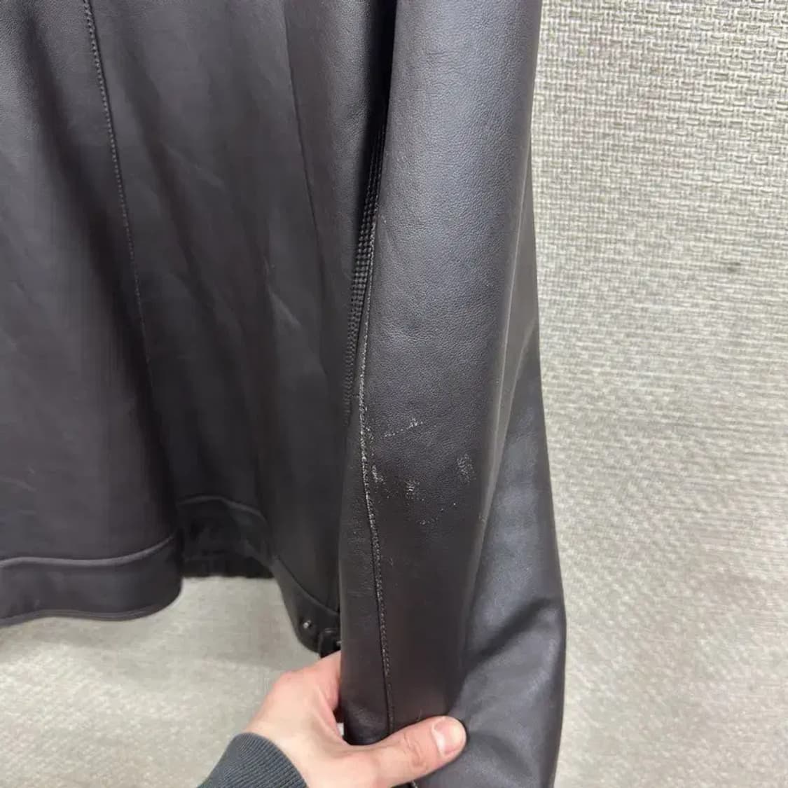 Lanzi 빈티지 클래식 양가죽 자켓 105 A04624 상품이미지6