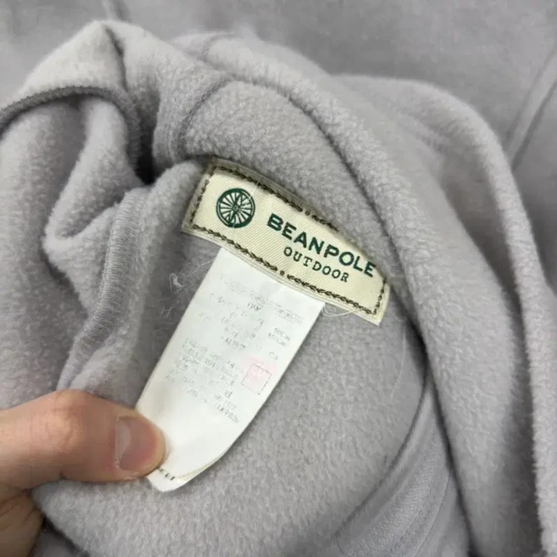 빈폴 아웃도어 자수로고 플리스 후리스 집업 90 A04685 상품이미지3