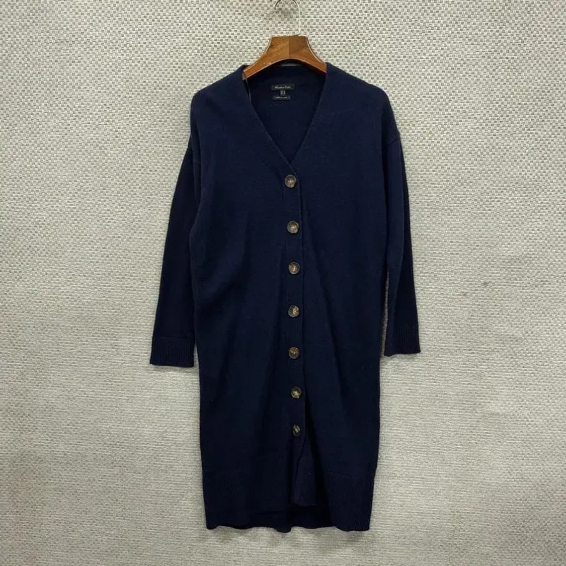 마시모두띠 캐주얼 브이넥 울 롱 니트 가디건 S A04708 상품이미지1