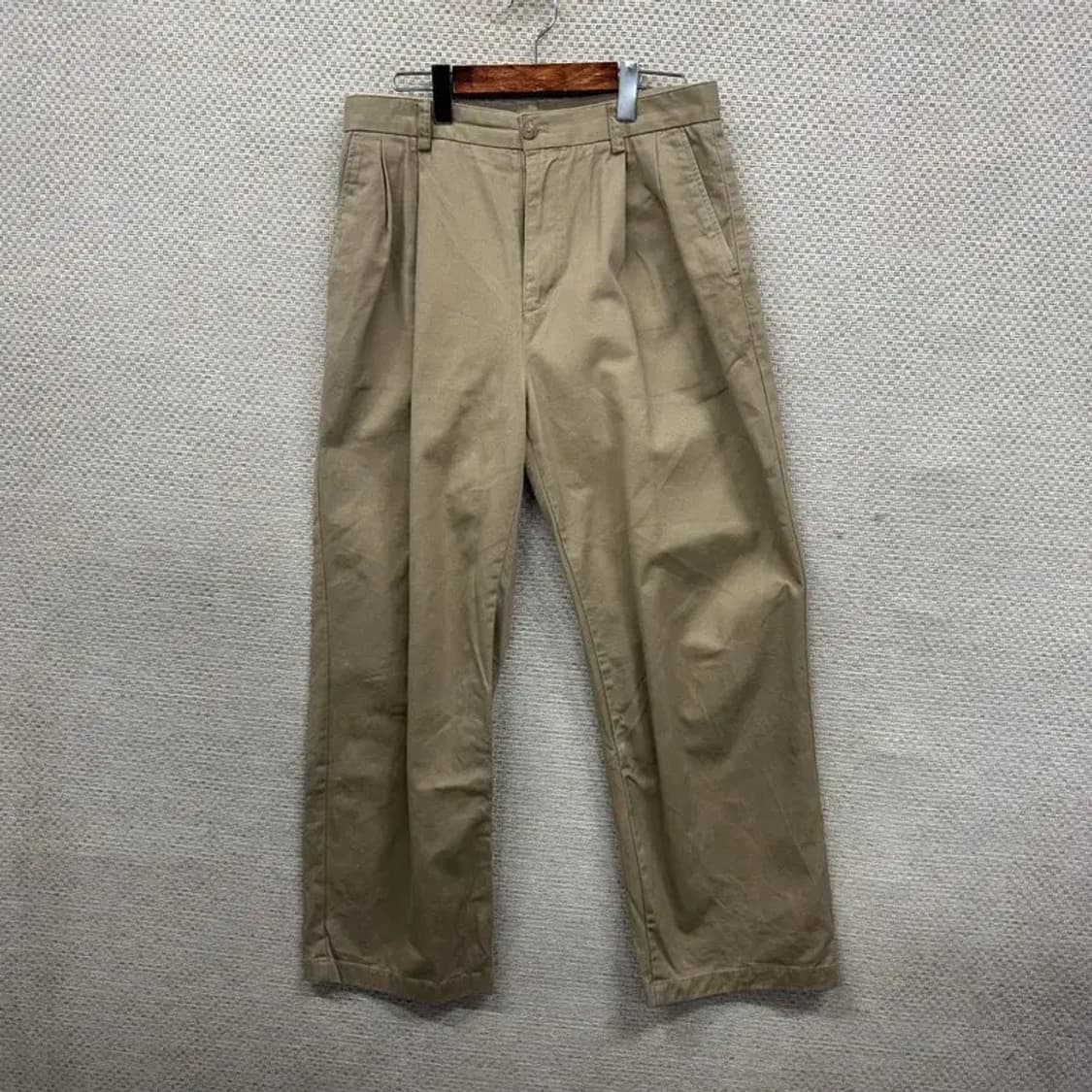 무신사스탠다드 캐주얼 핀턱 코튼팬츠 면바지 31인치 A04715 상품이미지1