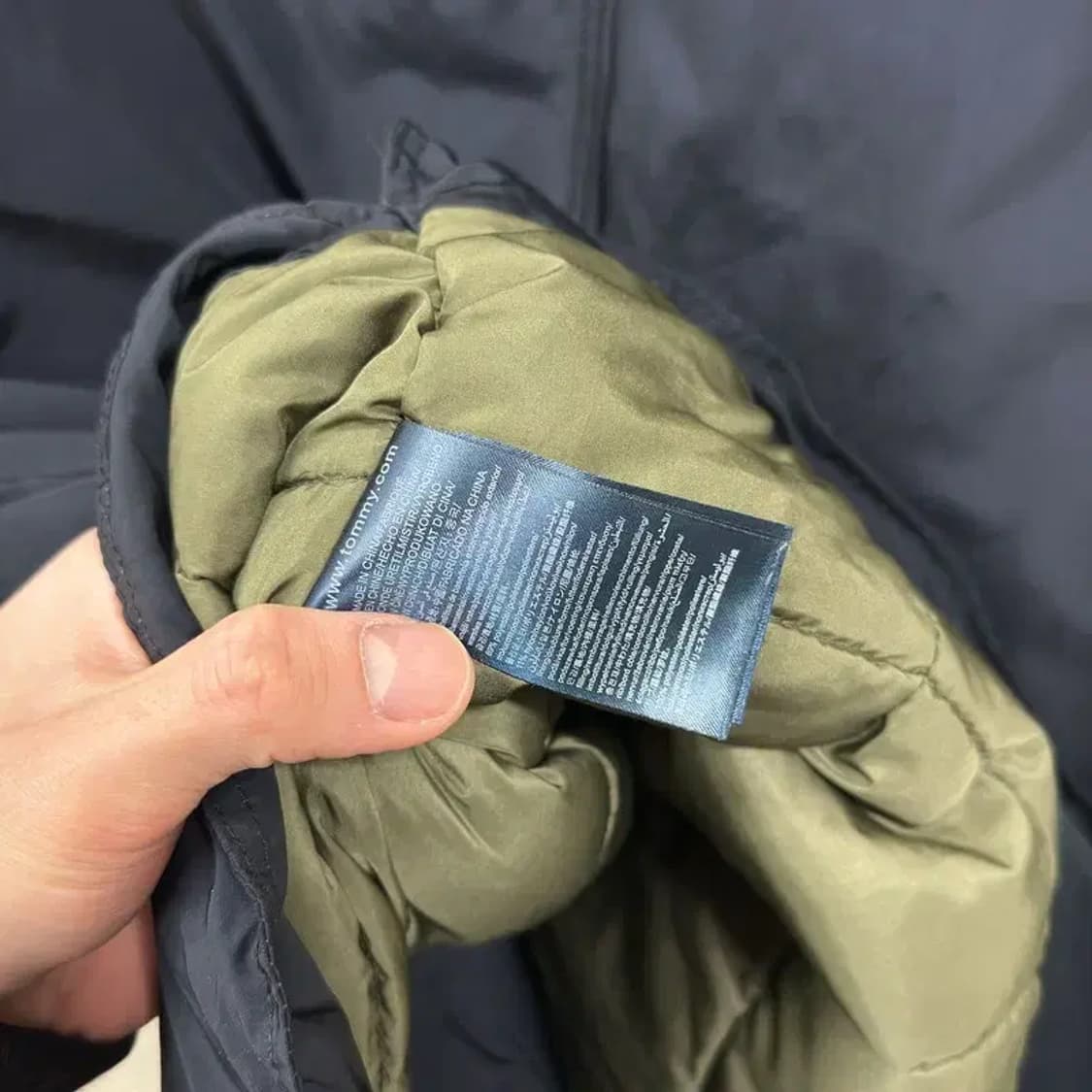 타미힐피거 캐주얼 자수로고 누빔 항공 롱 패딩 S A04689 상품이미지4