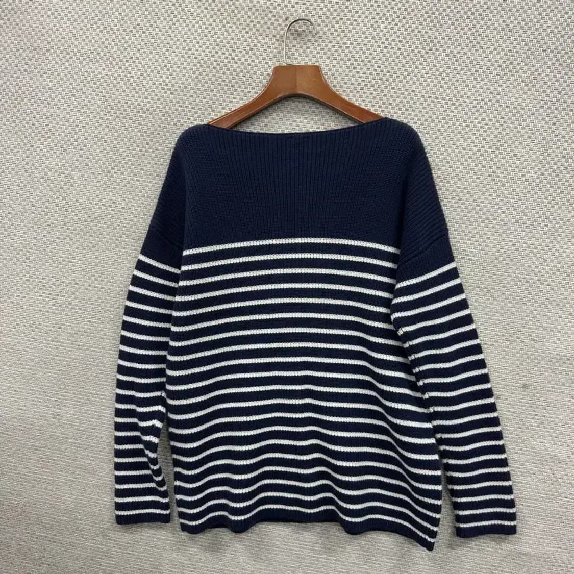 갭 GAP 캐주얼 라운드넥 스트라이프 니트 XL A04712 상품이미지2