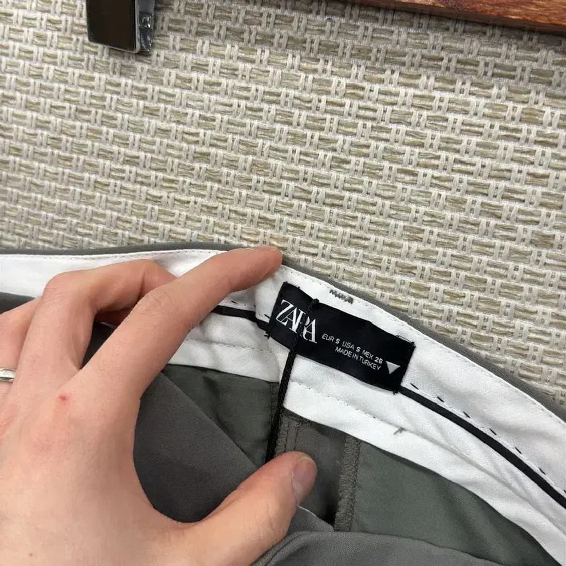 자라 ZARA 캐주얼 모던 슬랙스 팬 26인치 A04716 상품이미지3