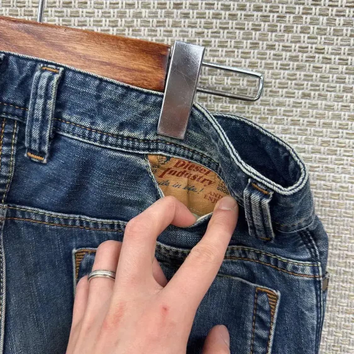 디젤 빈티지워싱 데님 청바지 28인치 A04723 상품이미지3