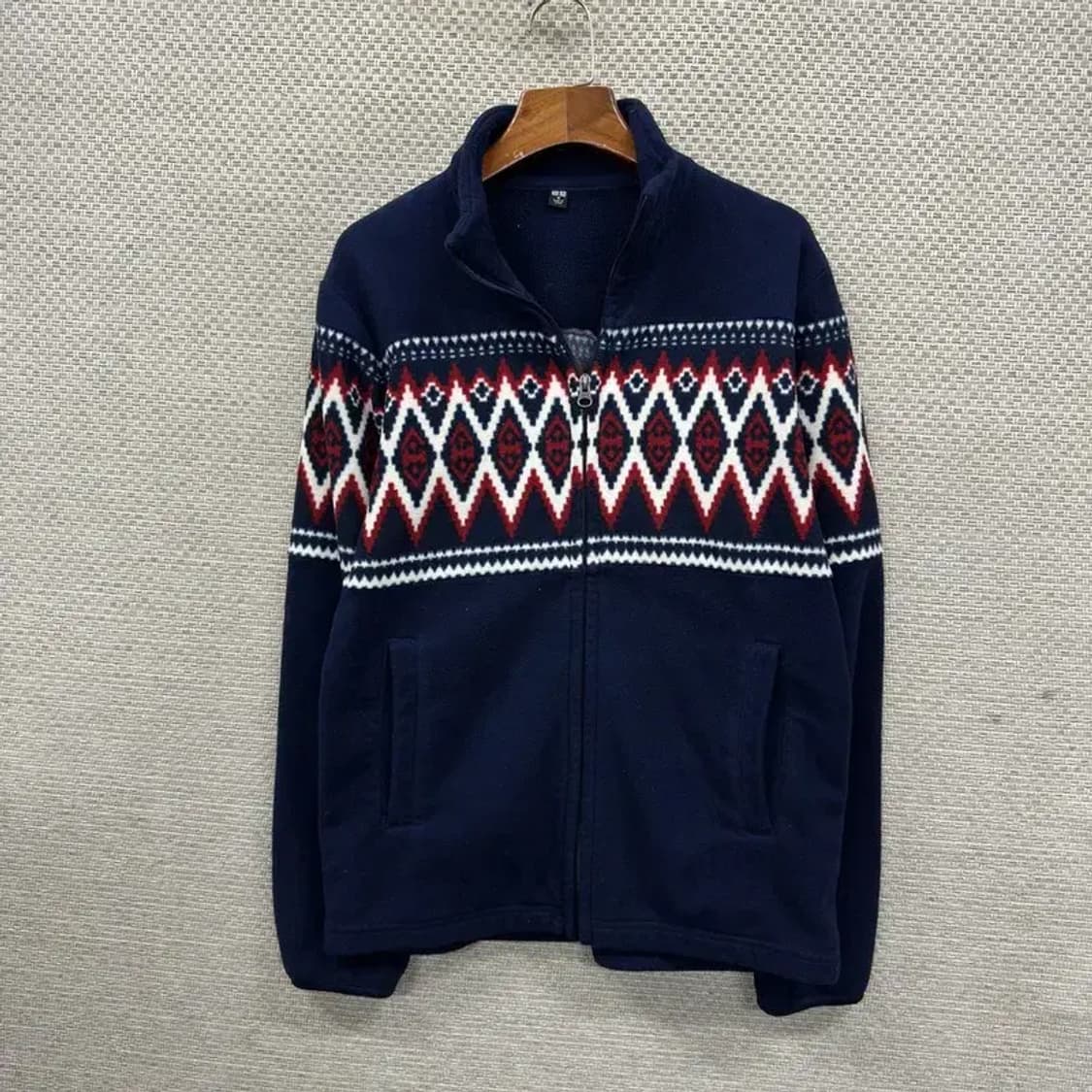 유니클로 캐주얼 에스닉 플리스 후리스 집업 95 A04703 상품이미지1