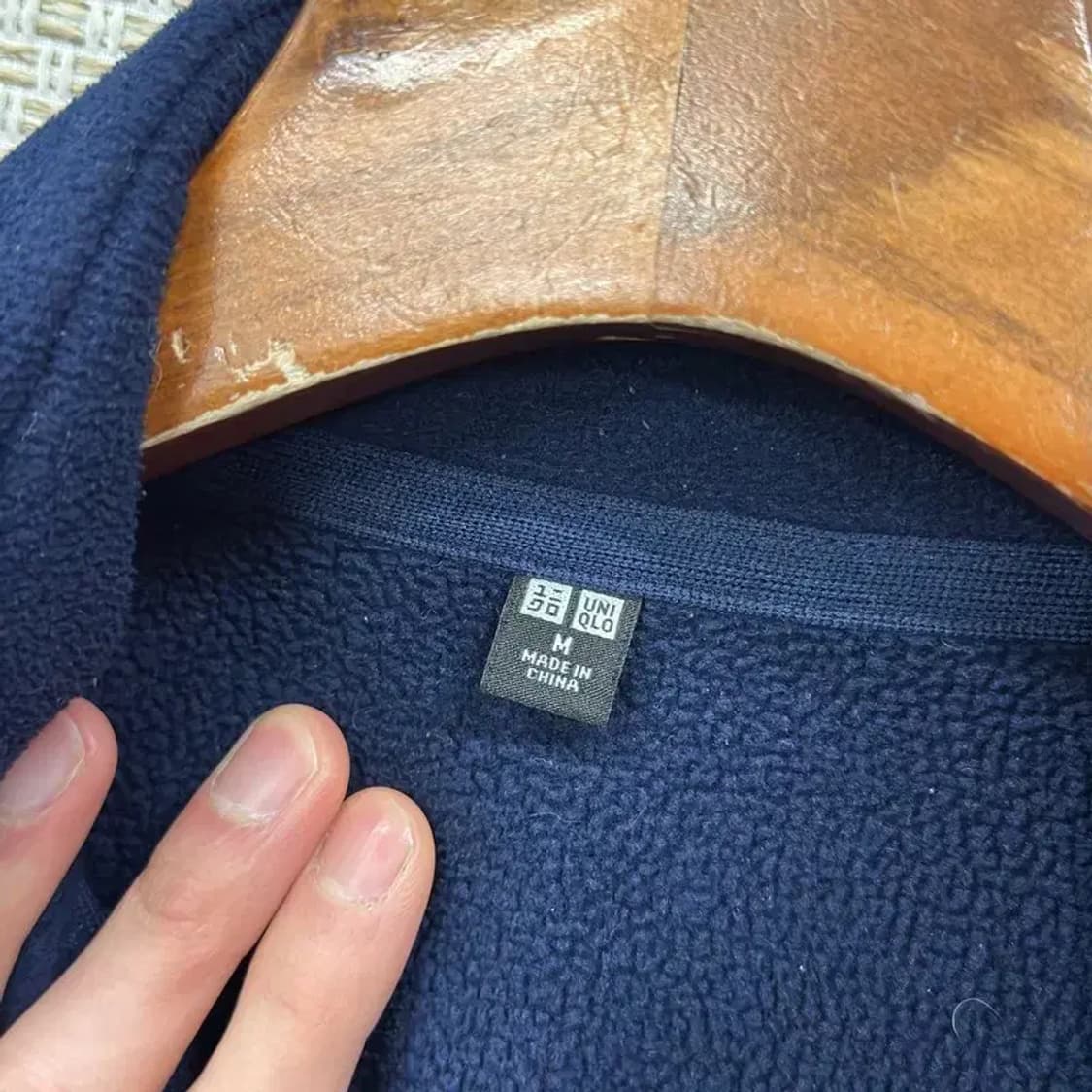 유니클로 캐주얼 에스닉 플리스 후리스 집업 95 A04703 상품이미지3