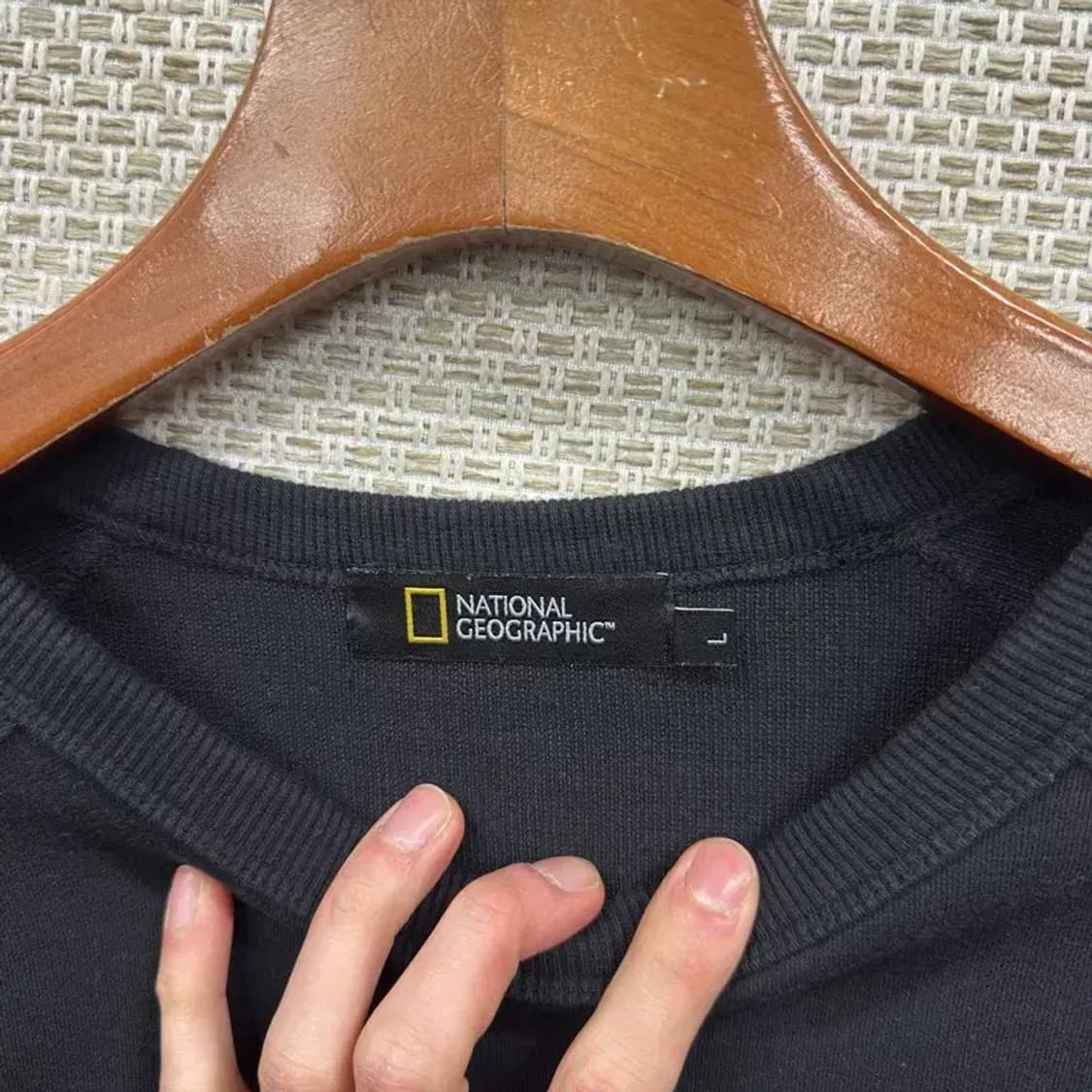 내셔널지오그래픽 아웃도어 자수로고 스웻셔츠 맨투맨 L A04766 상품이미지3