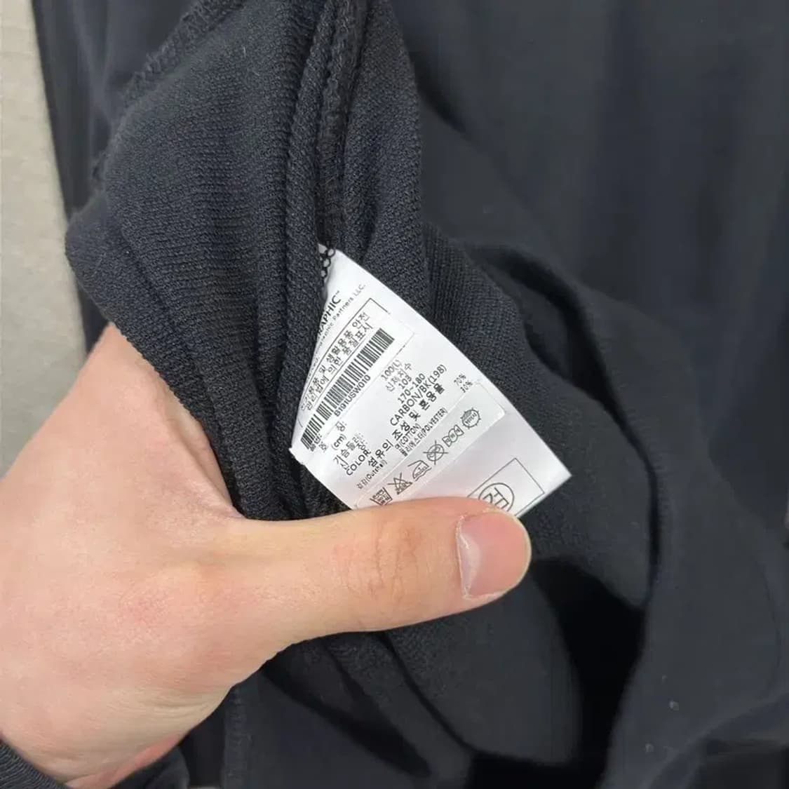 내셔널지오그래픽 아웃도어 자수로고 스웻셔츠 맨투맨 L A04766 상품이미지4