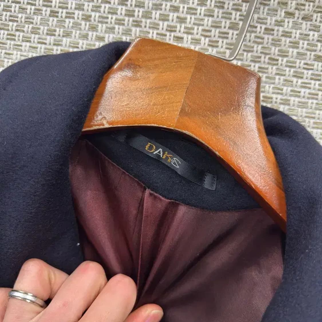 닥스 올드스쿨 울 캐시미어 롱 코트 자켓 97 A04770 상품이미지3