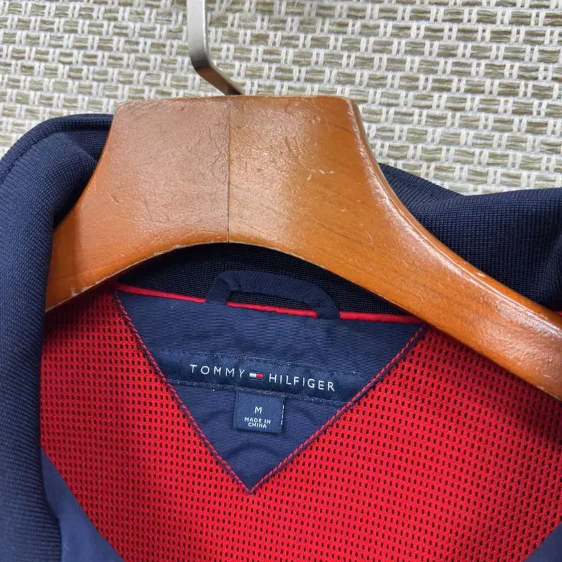 타미힐피거 캐주얼 자수로고 윈드러너 바람막이 M A04774 상품이미지3