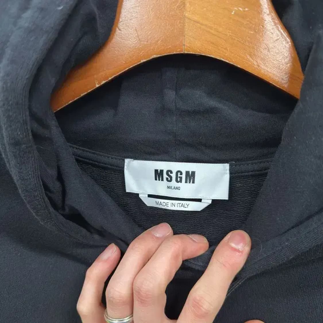 엠에스지엠 MSGM 캐주얼 빅프린팅로고 후드티 XS A04775 상품이미지3