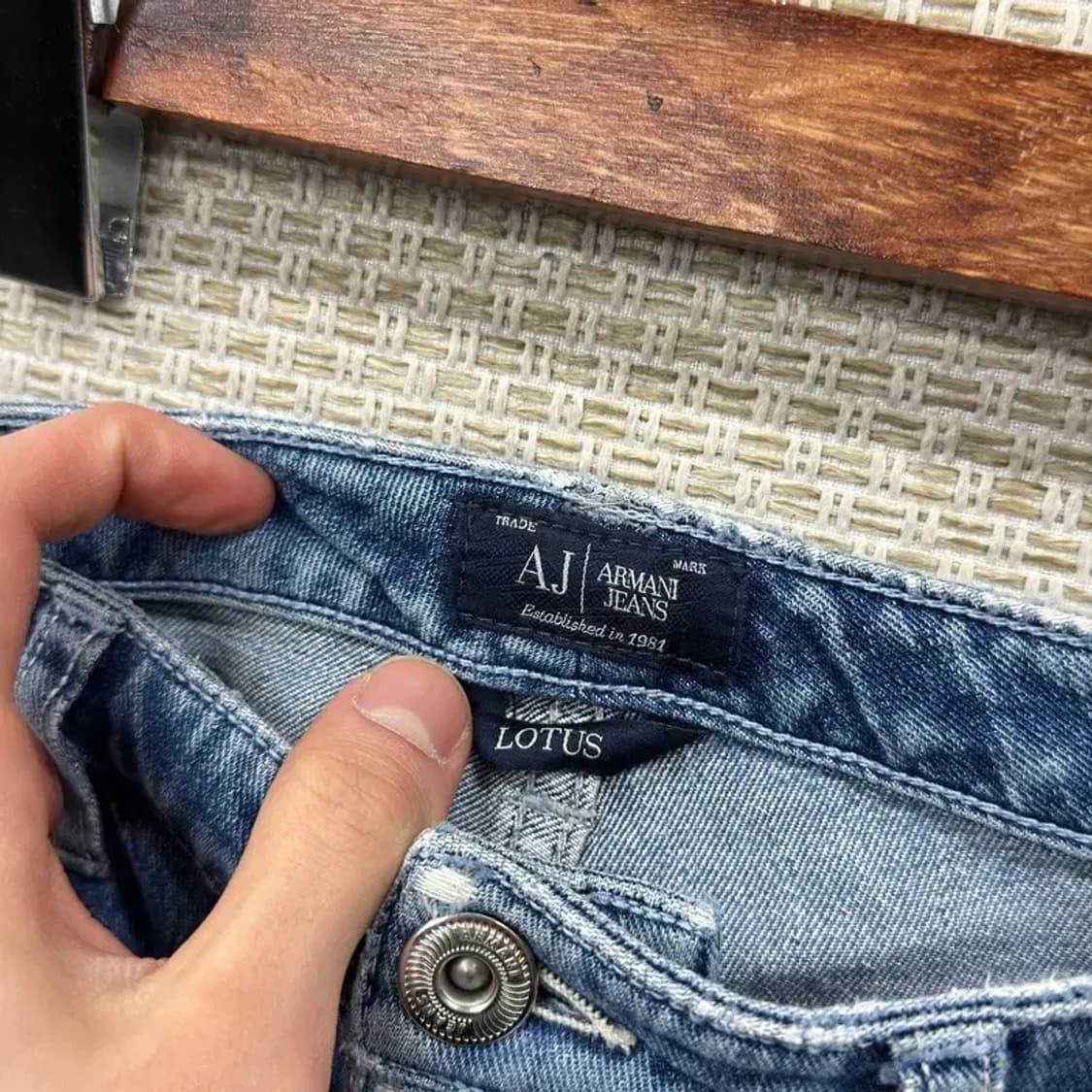 아르마니 캐주얼 은장 디스트로이드진 데님 청바지 25인치 A04798 상품이미지4