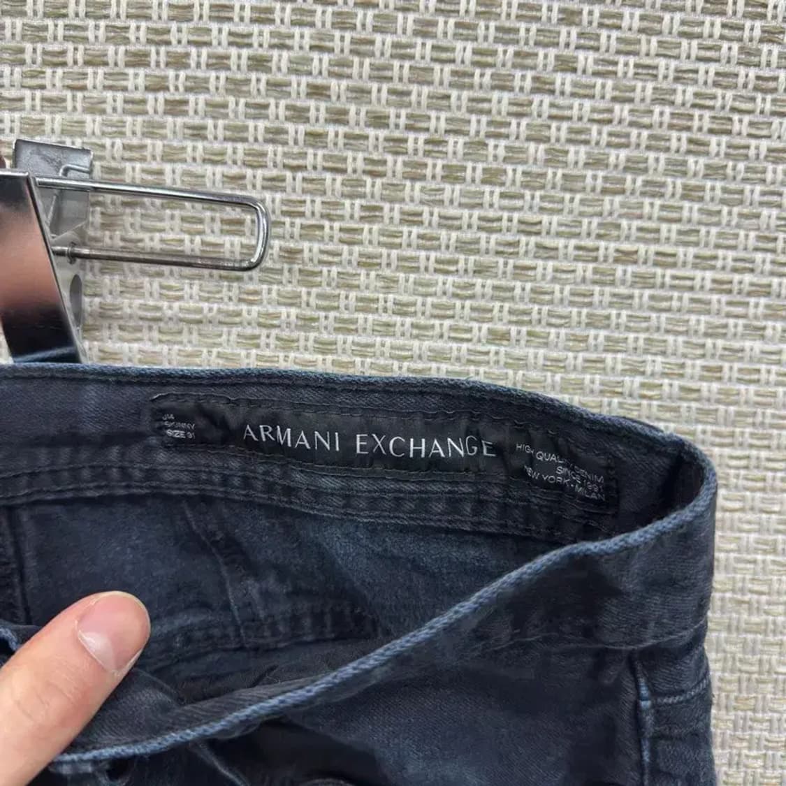 아르마니 익스체인지 은장 스판 데님 청바지 31인치 A04799 상품이미지4
