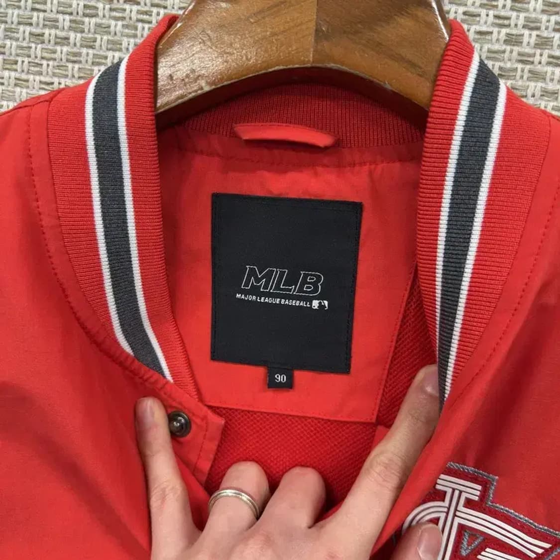 MLB 캐주얼 세인트루이스 바시티자켓 야구잠바 90 A04791 상품이미지3