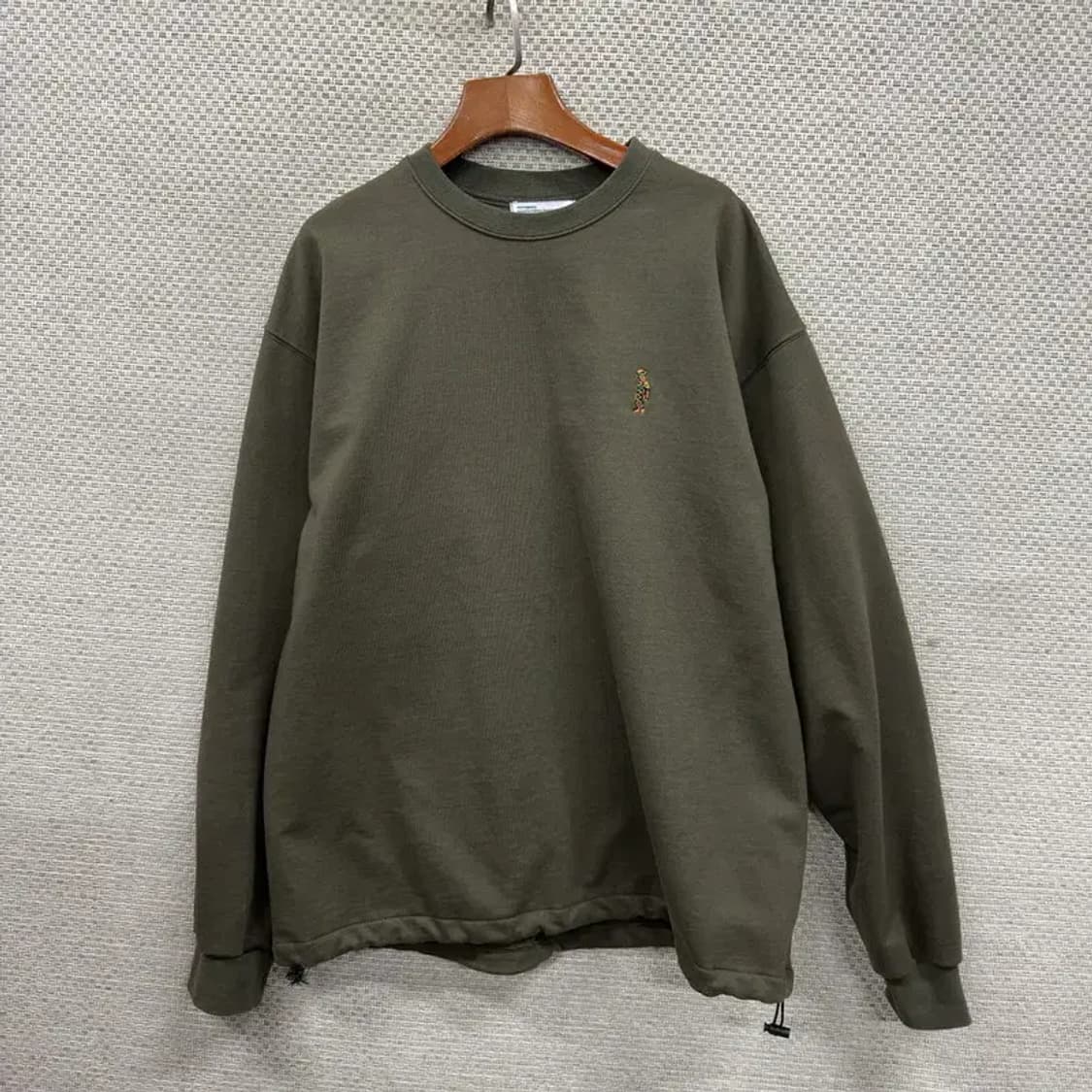 파르티멘토 캐주얼 자수 스트링 스웻셔츠 맨투맨 L A04778 상품이미지1