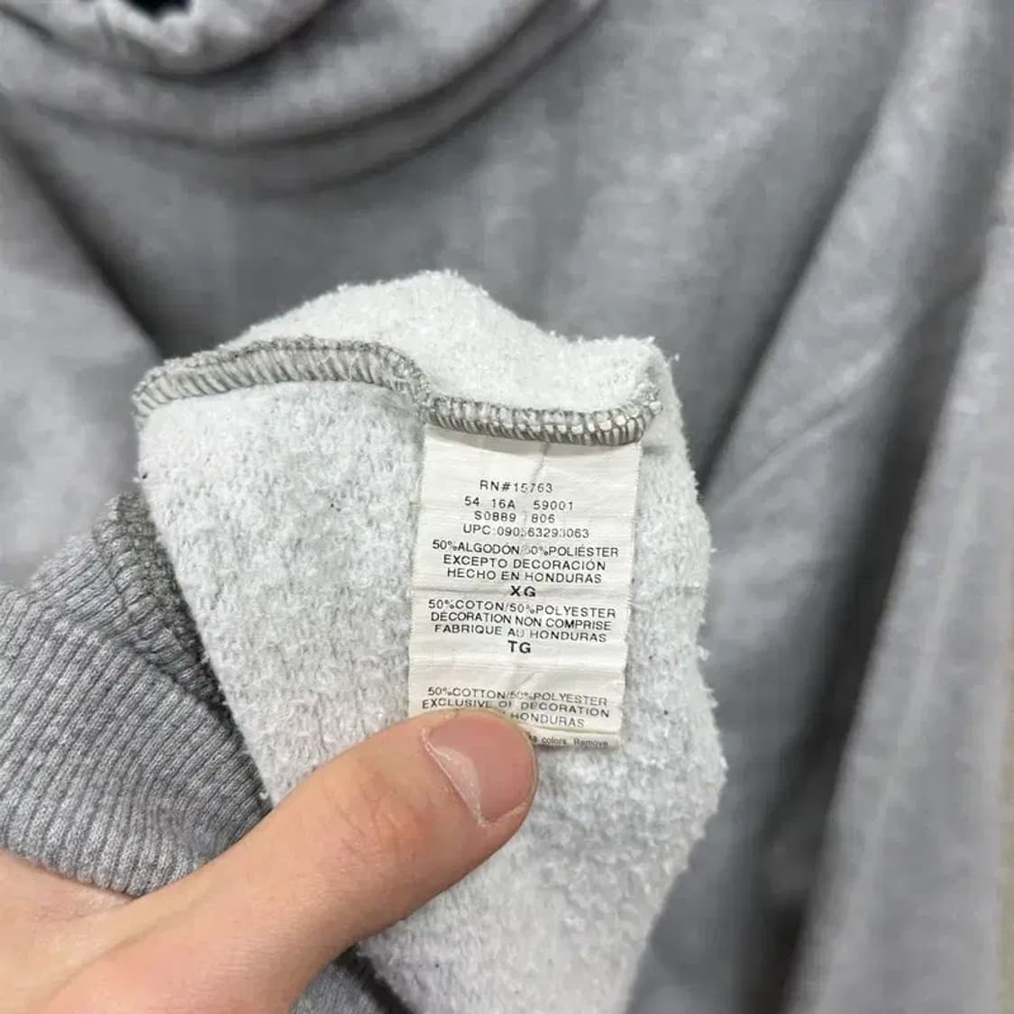 챔피온 어센틱 캐주얼 자수로고 약기모 후드티 XL A04776 상품이미지4