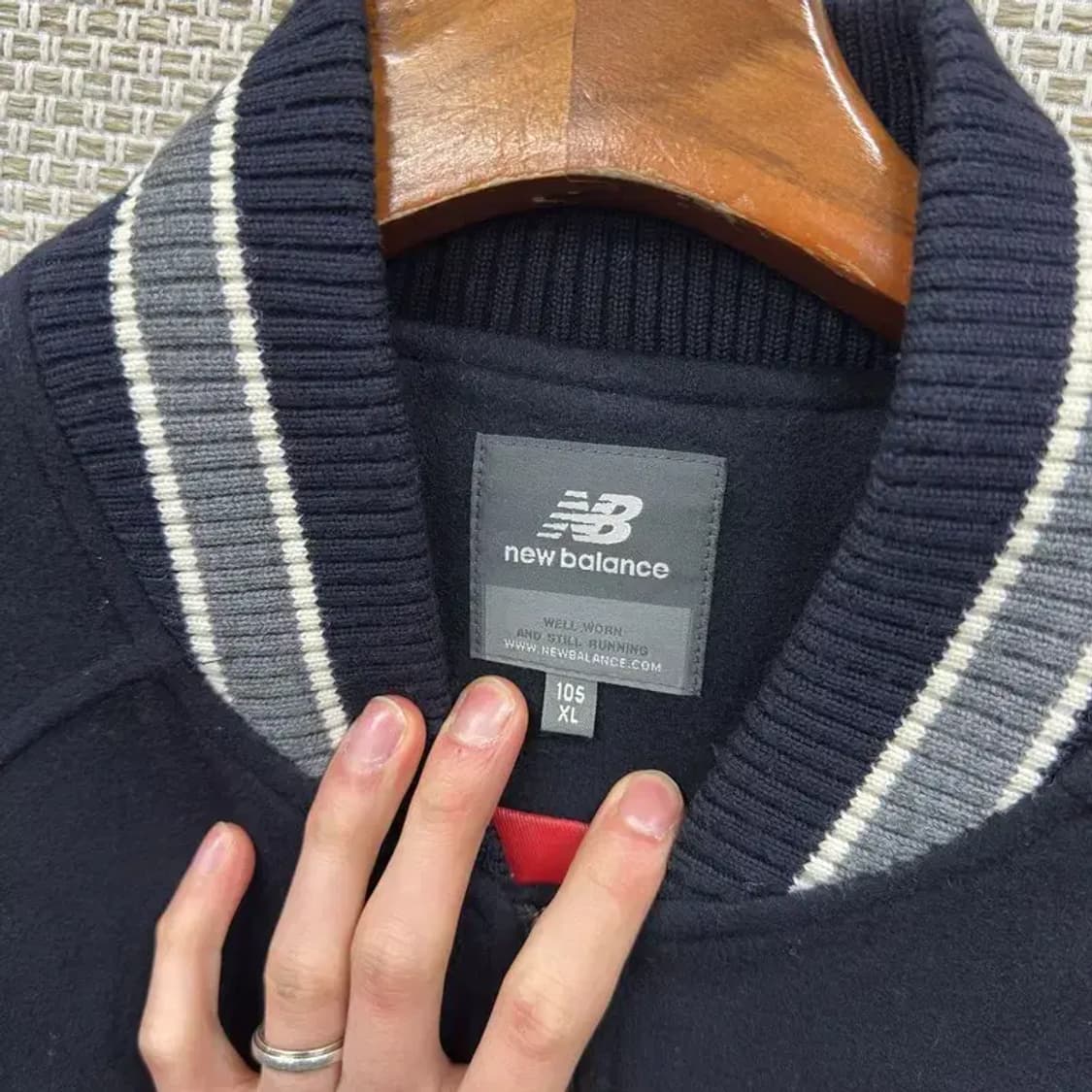 뉴발란스 보스턴 스타디움 바시티자켓 XL A04793 상품이미지3