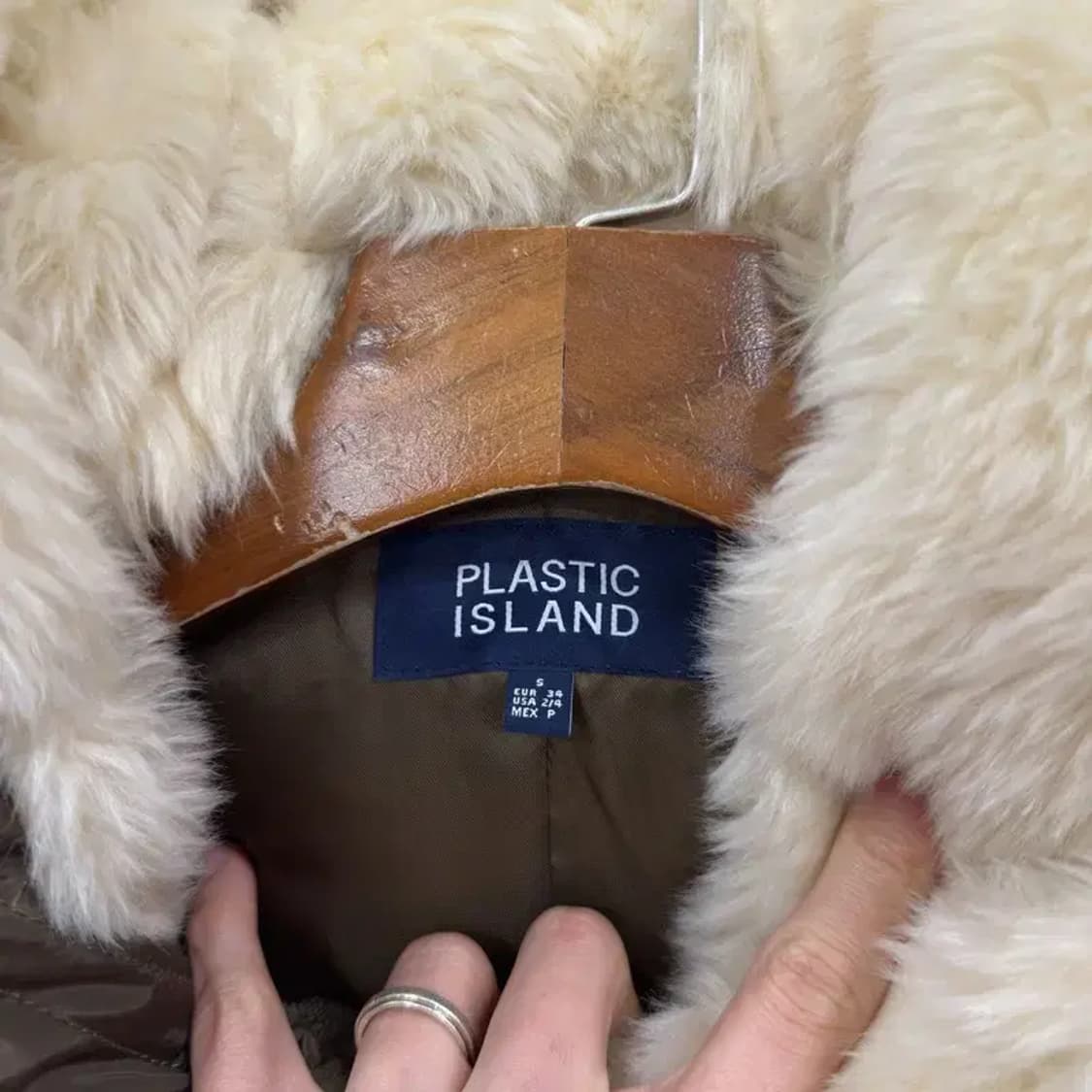 플라스틱아일랜드 캐주얼 퍼후드 패딩 S A04792 상품이미지3