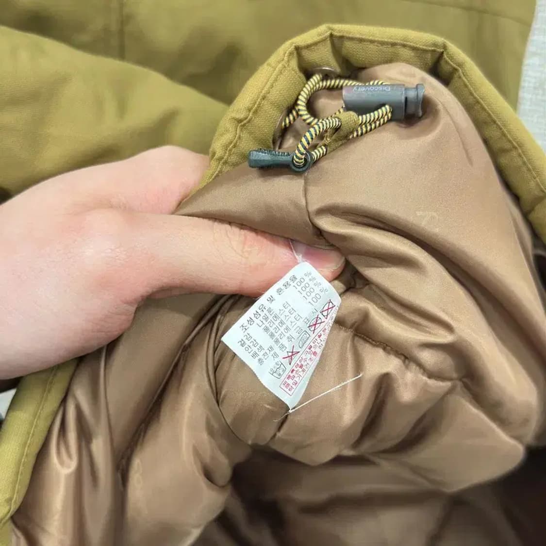 디스커버리 아웃도어 자수로고 패딩 조끼 베스트 100 A04787 상품이미지4