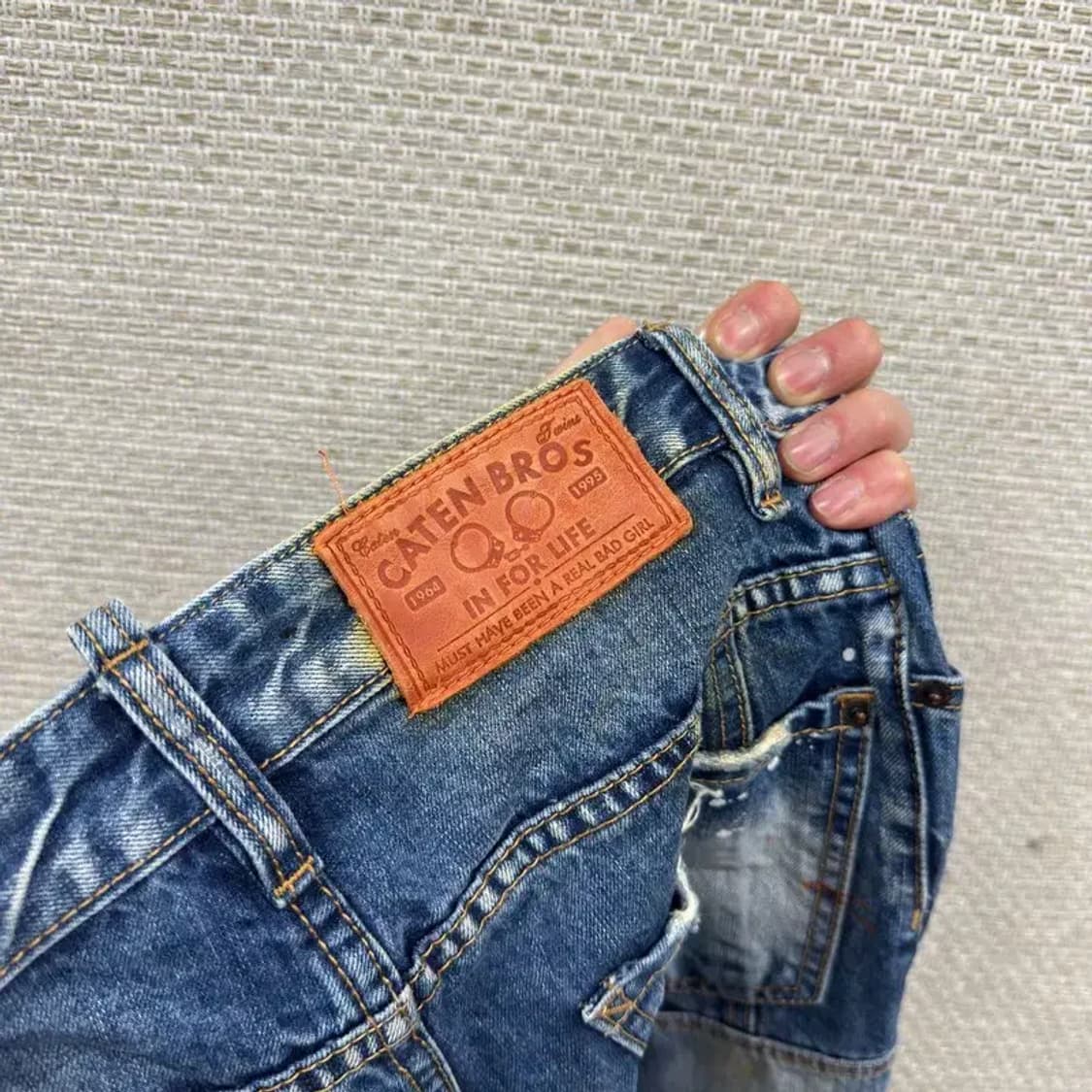 디스퀘어드2 디스트로이드진 데님 청바지 44 A04802 상품이미지3