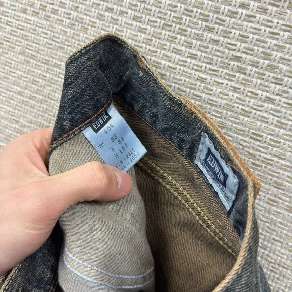 에드윈 404 빈티지 데님 청바지 W 33 A04801 상품이미지4