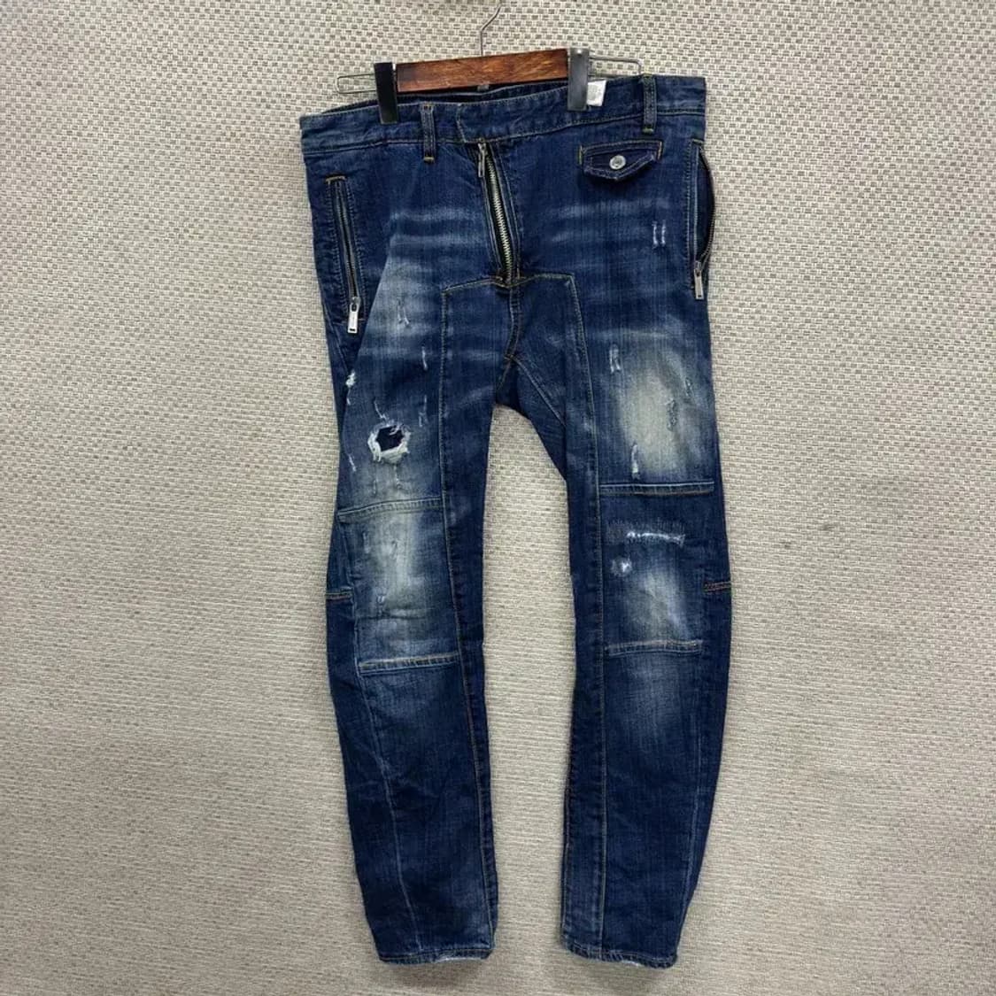 디스퀘어드2 디스트로이드진 데님 청바지 48 A04804 상품이미지1