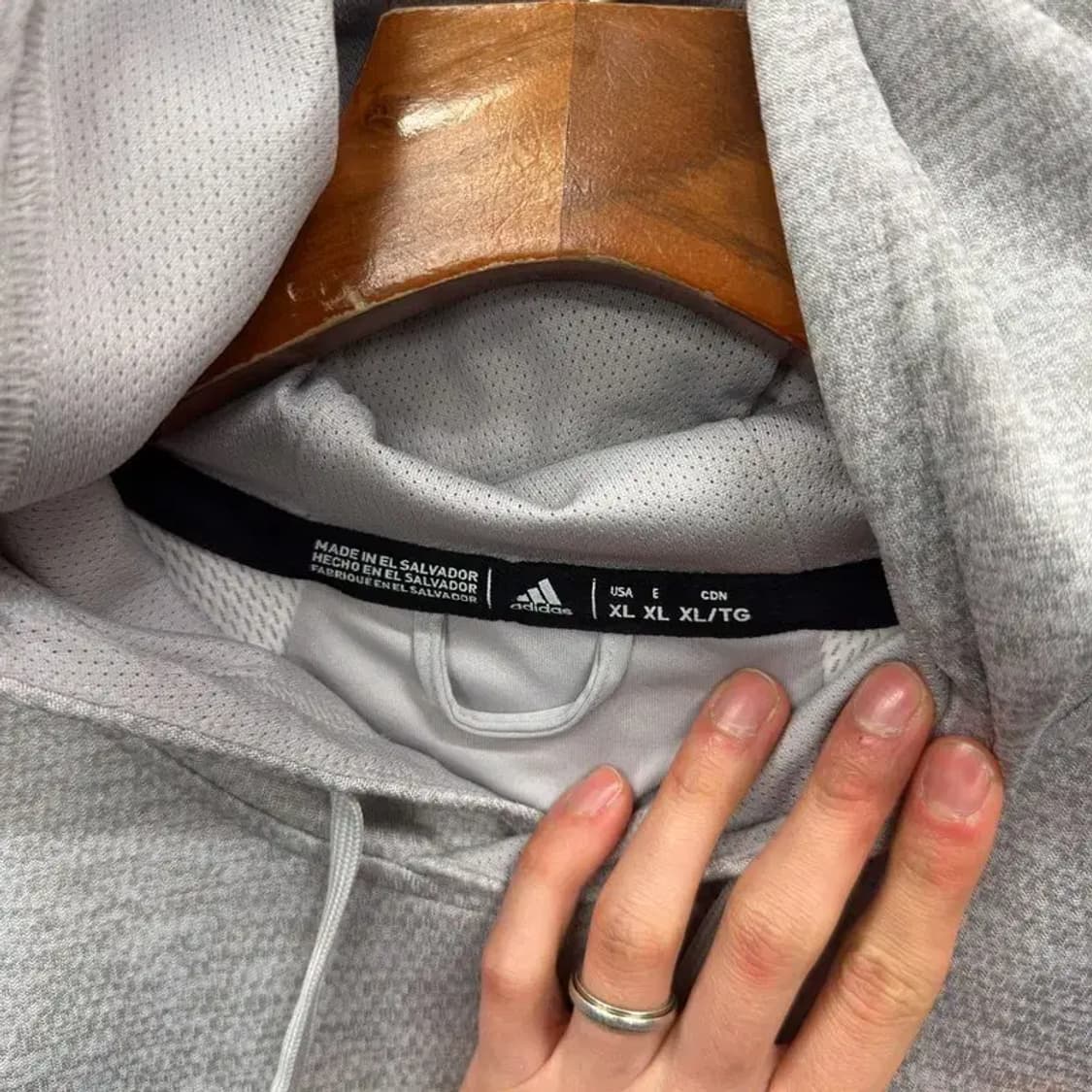 아디다스 캐주얼 프린팅로고 후드티 XL A04788 상품이미지3