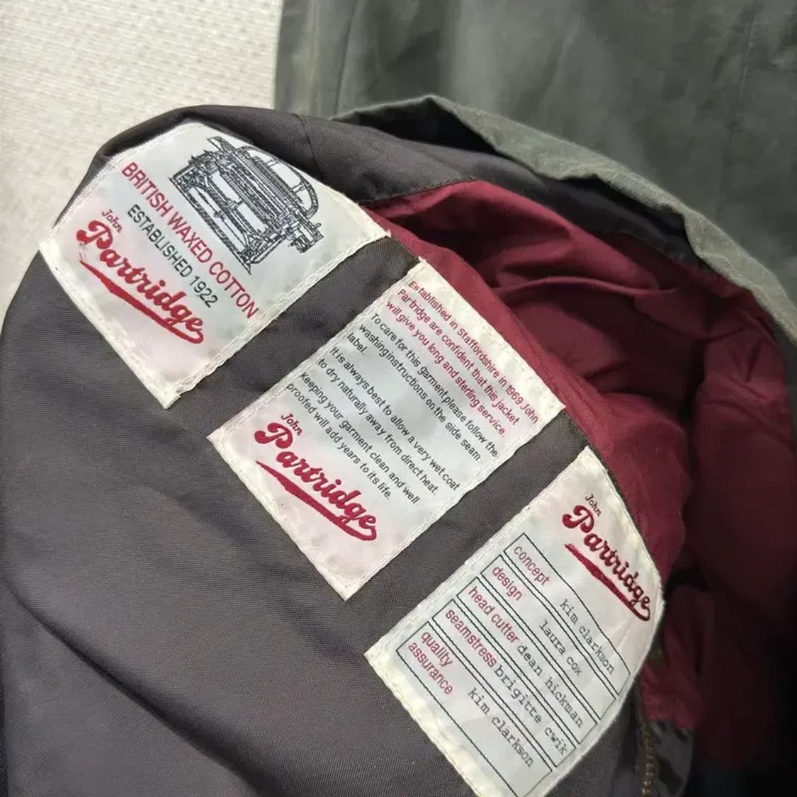 존파트리지 빈티지 코듀로이카라 왁스 자켓 L A04780 상품이미지4