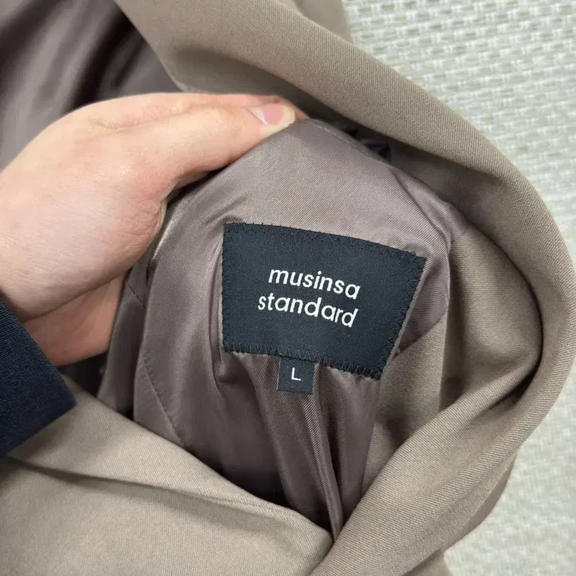 무신사스탠다드 캐주얼 버튼 블레이저 자켓 L A04790 상품이미지3