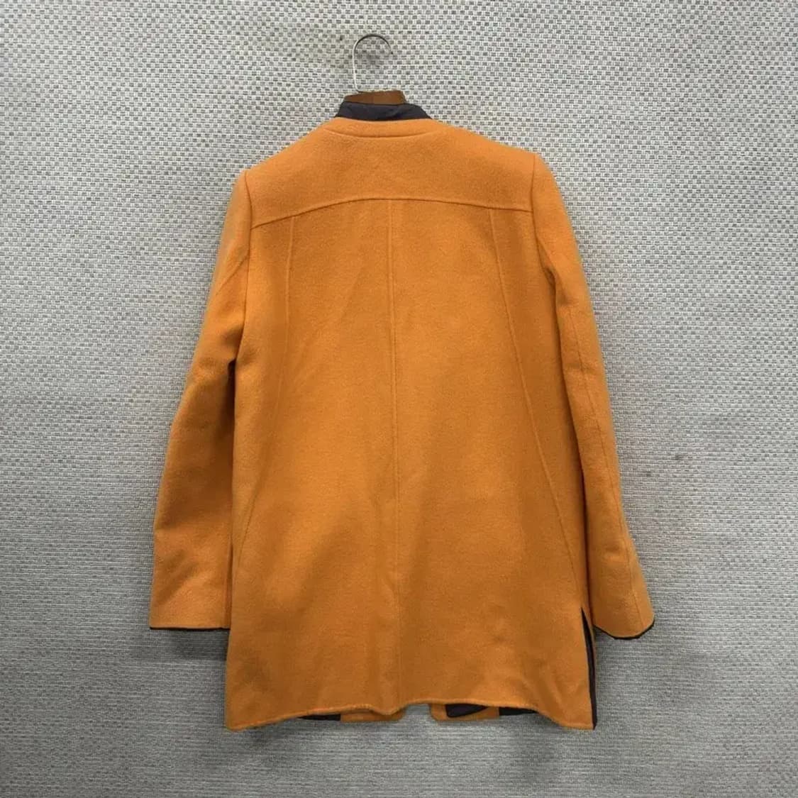 SJSJ 한섬 핸드메이드 소가죽 울 코트 82 A04845 상품이미지2