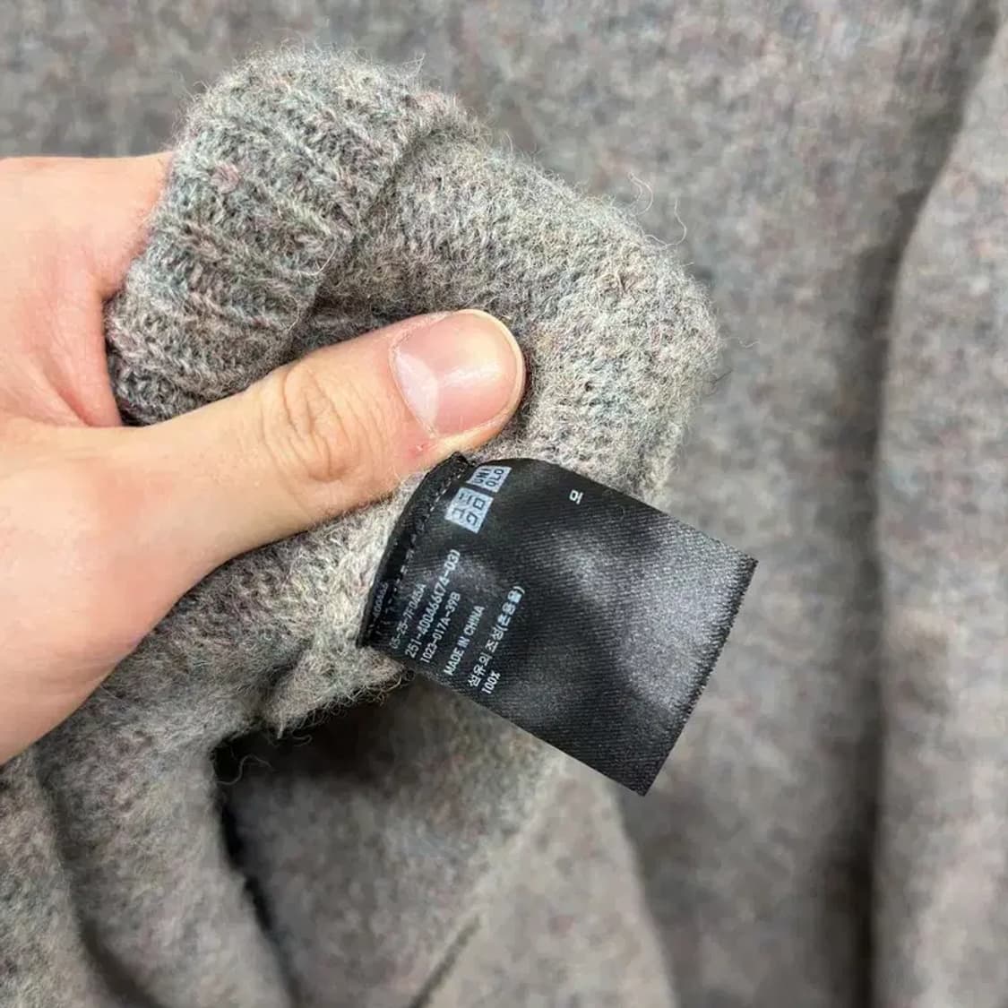 유니클로 캐주얼 울 니트 롱 가디건 S A04855 상품이미지4