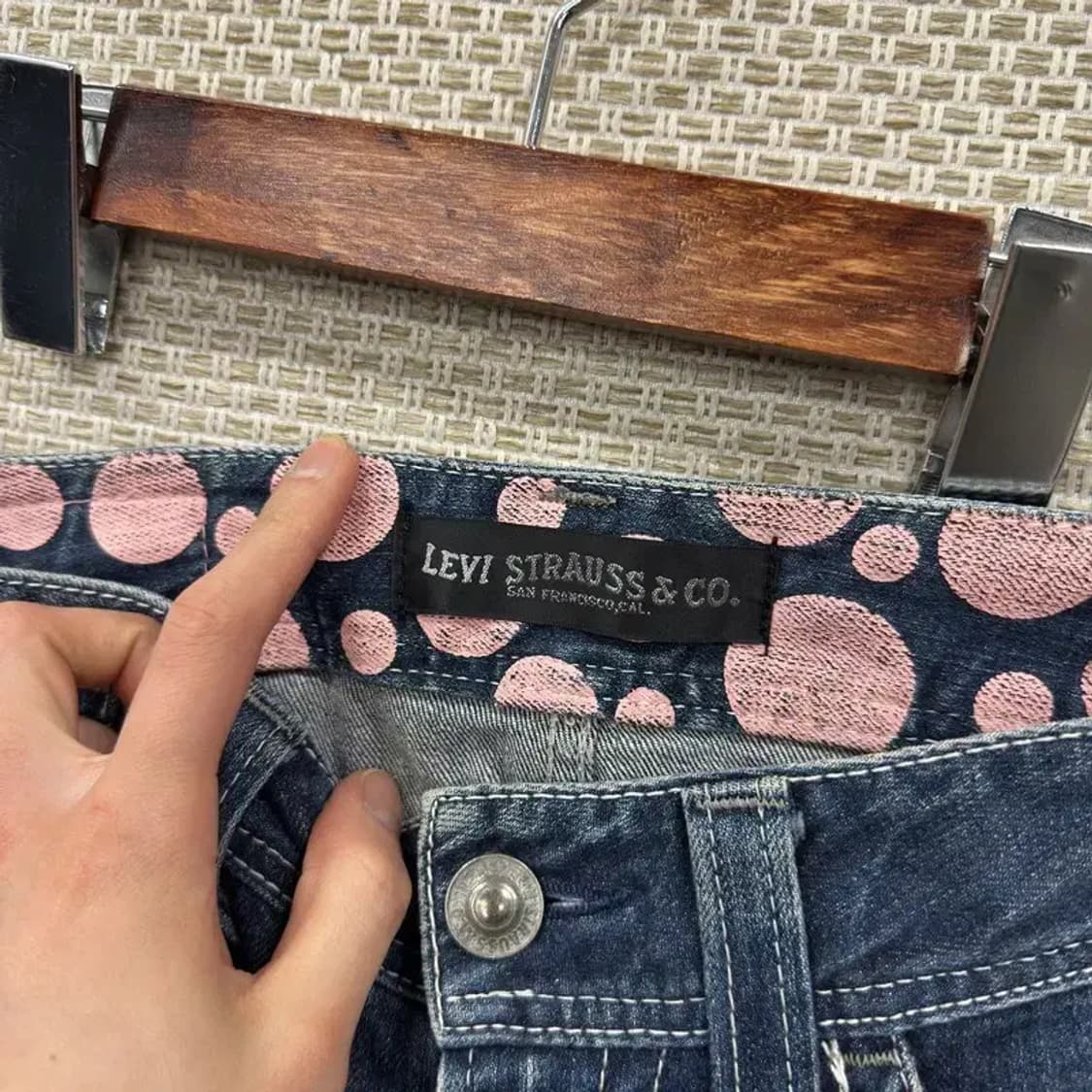 리바이스 캐주얼 로우라이즈 빈티지 데님 청바지 30인치 A04880 상품이미지4