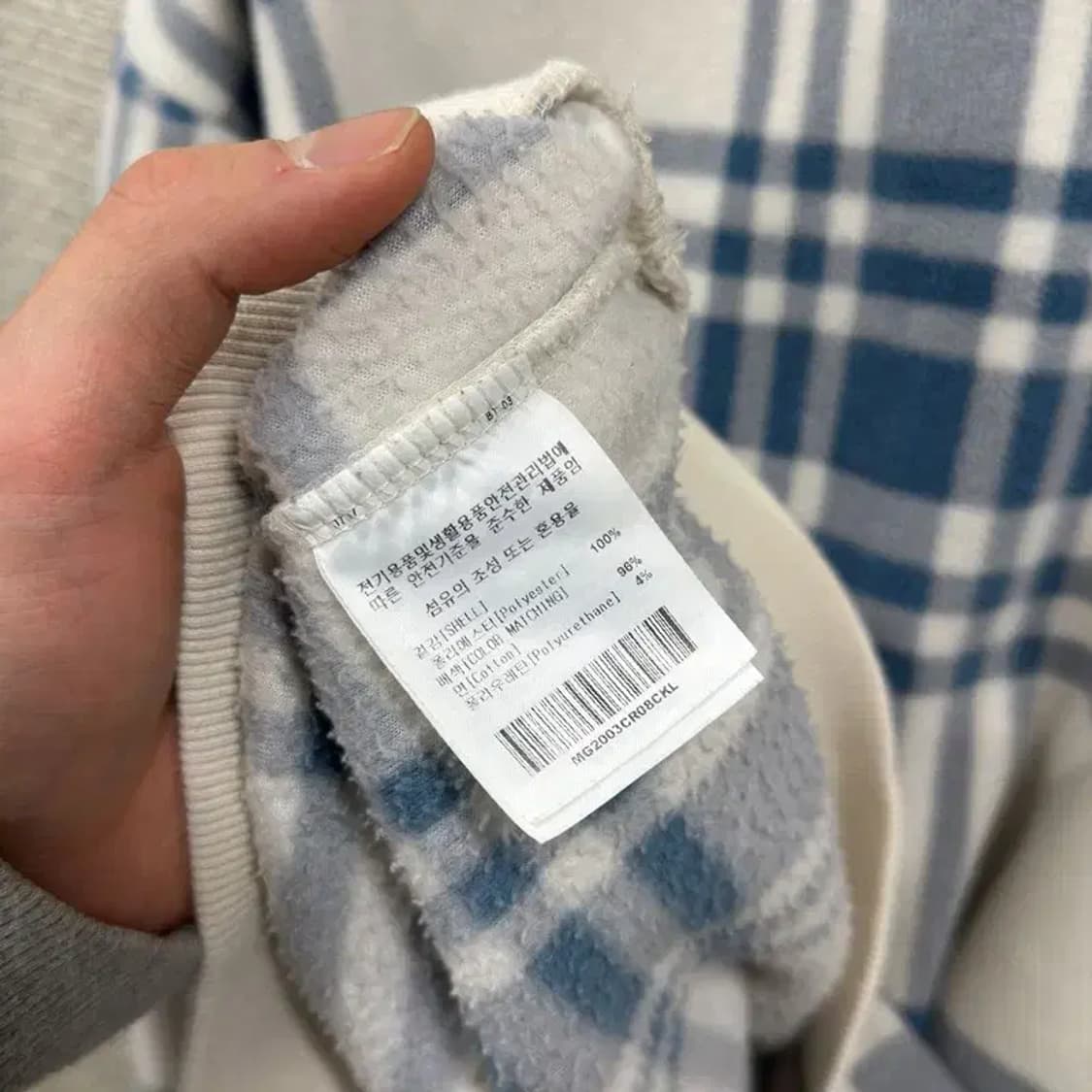 마크곤잘레스 캐주얼 자수로고 후리스 스웻셔츠 맨투맨 L A04868 상품이미지4