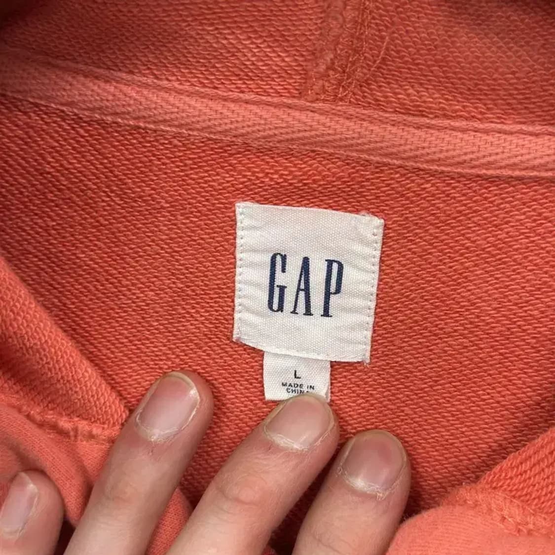 갭 GAP 캐주얼 빅로고 Y2K 후드집업 L A04864 상품이미지3