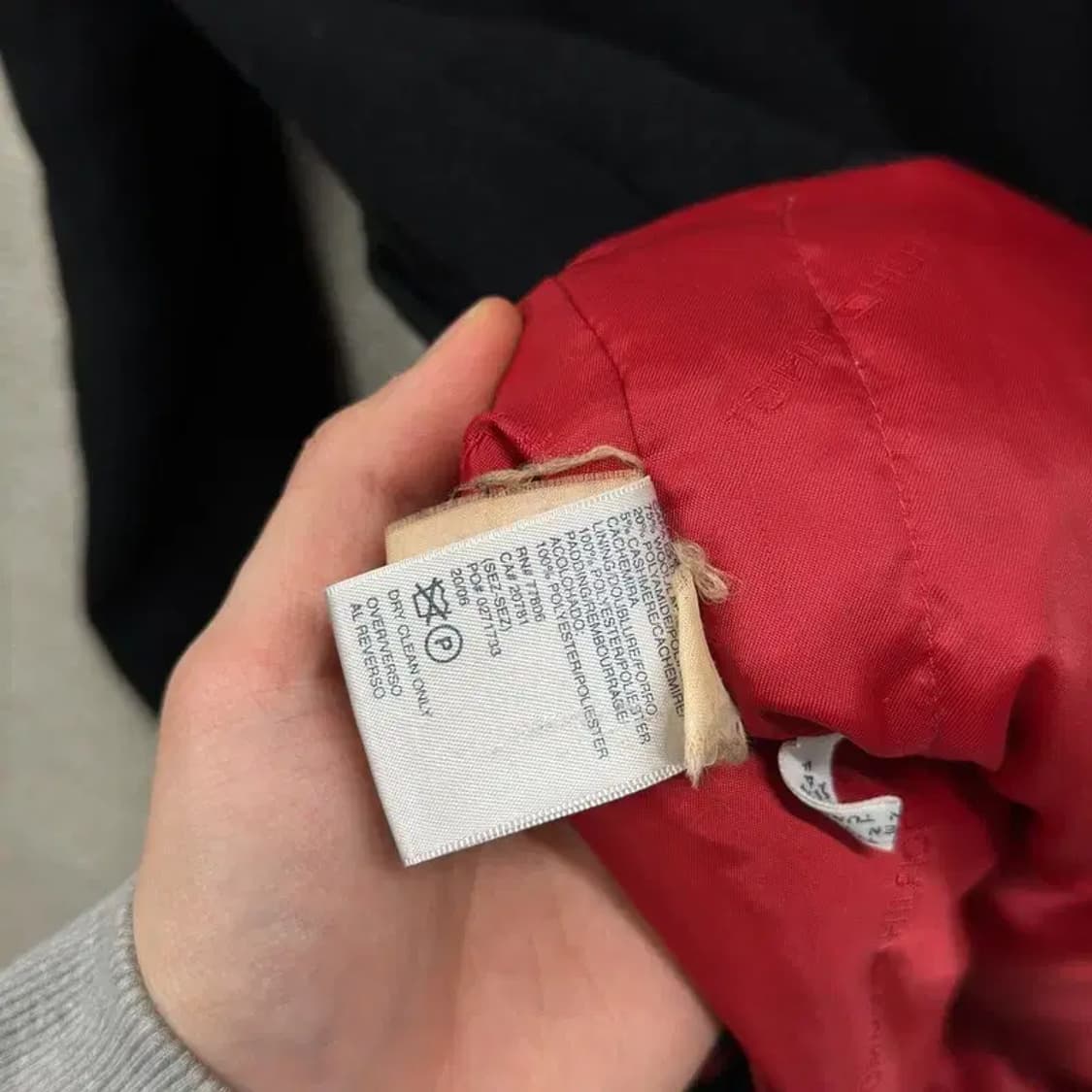 타미힐피거 캐주얼 올드스쿨 울 떡볶이 코트 자켓 S A04858 상품이미지4