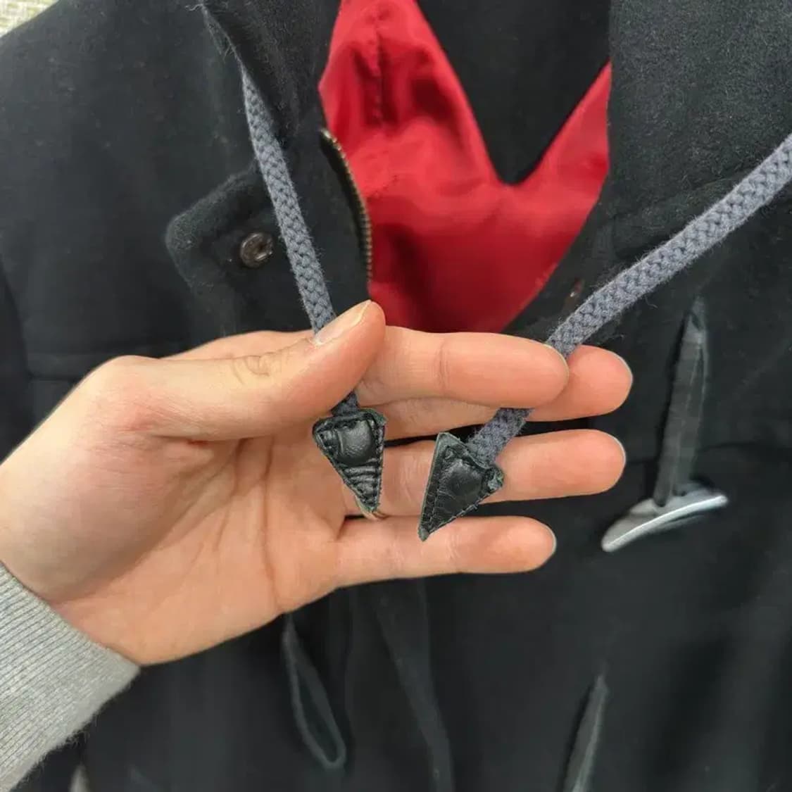 타미힐피거 캐주얼 올드스쿨 울 떡볶이 코트 자켓 S A04858 상품이미지5