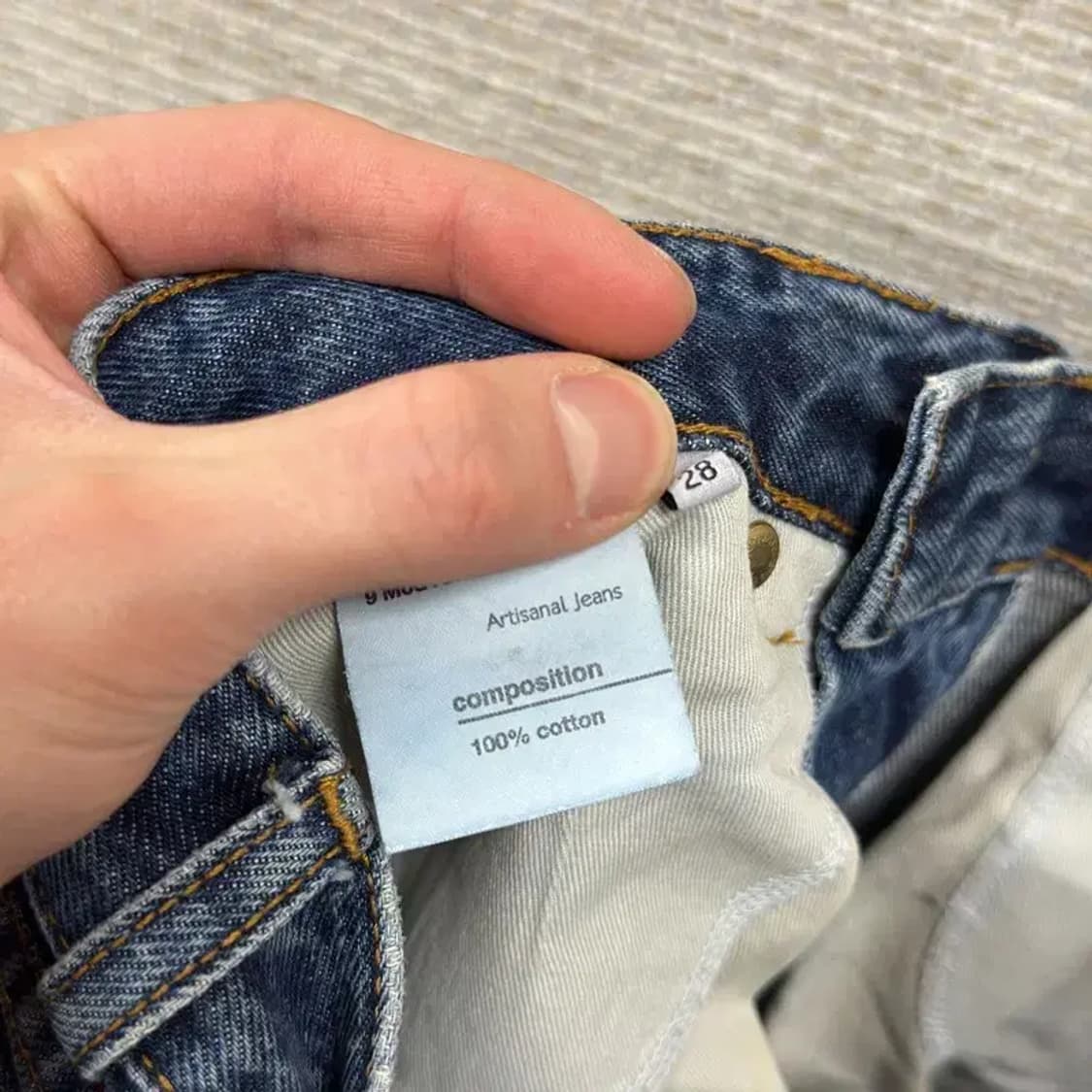 모드나인 캐주얼 데님 청바지 28인치 A04879 상품이미지5