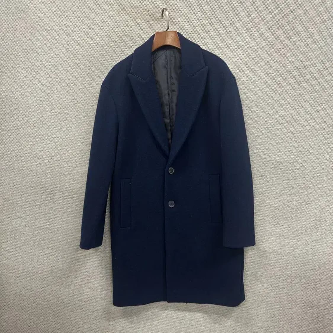 플랙진 캐주얼 버튼 울 코트 자켓 114 A04925 상품이미지1