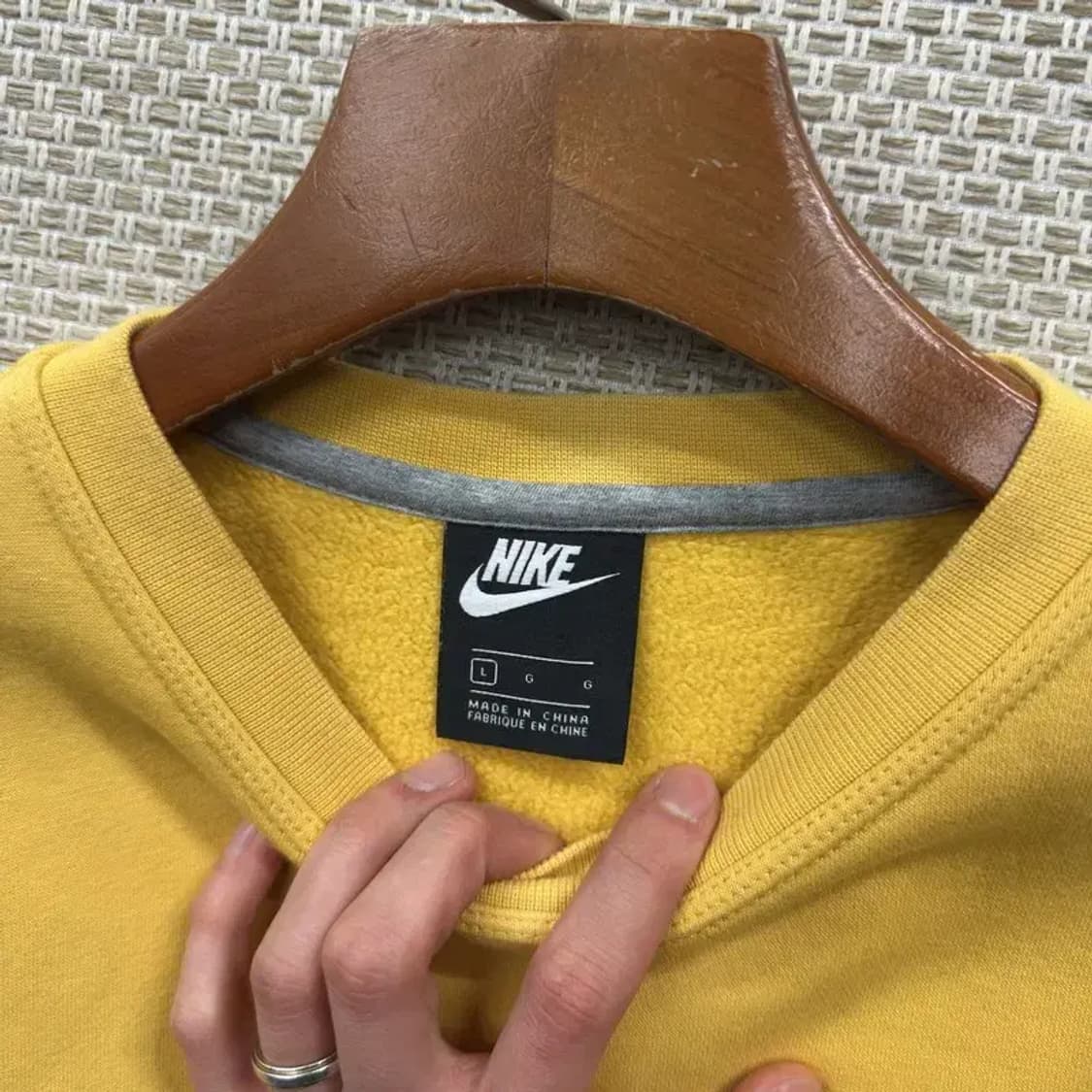 나이키 캐주얼 자수로고 약기모 스웻셔츠 맨투맨 L A04930 상품이미지3
