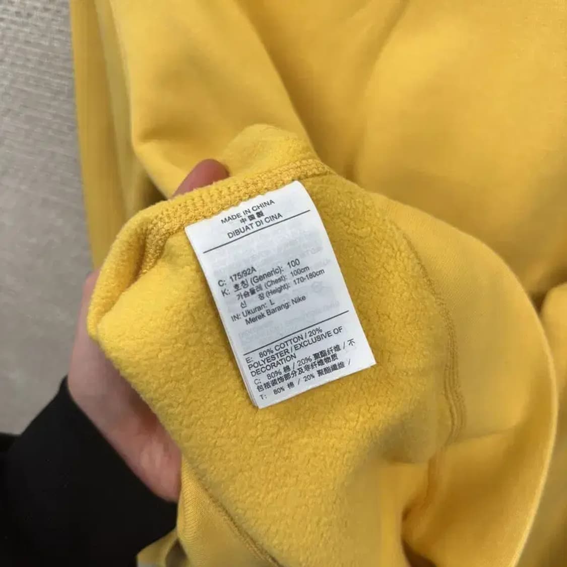 나이키 캐주얼 자수로고 약기모 스웻셔츠 맨투맨 L A04930 상품이미지4