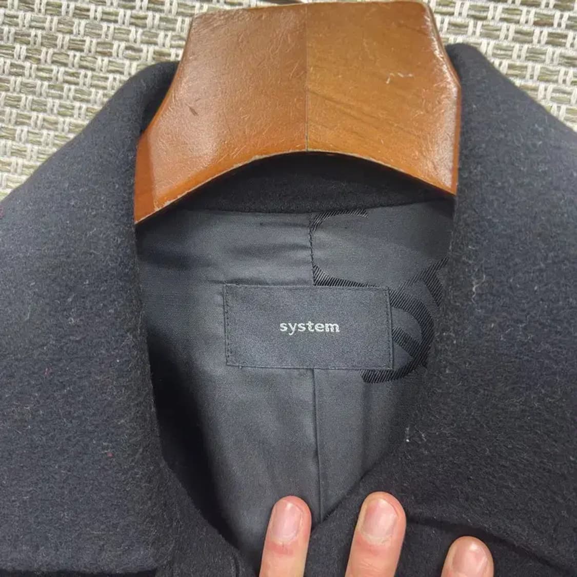 시스템 한섬 캐주얼 울 숏 코트 자켓 88 A04933 상품이미지3